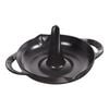 Specialities, 24 cm cast iron round Roaster, black, small 1