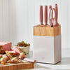Now S, 7 Piece, Knife block set, pink, small 2