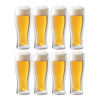 Sorrento Bar, 8 Piece, Beer Glass Set - Value Pack, transparent, small 2