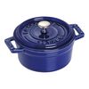 La Cocotte, 250 ml cast iron round Mini cocotte, dark-blue, small 1