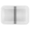 Fresh & Save, Vakuum Lunchbox Set, L flach / 6-tlg, Kunststoff, Semitransparent-Grau, small 5