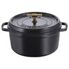 La Cocotte, 28 cm round Cast iron Cocotte Buster Punch black, small 5