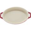 Ceramique, 9-inch, Oval, Baking Dish, Cherry, small 2