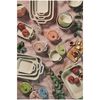 Ceramic - Rectangular Baking Dishes/ Gratins, 2-pc, Rectangular Baking Dish Set Macaron, Light Blue, small 5