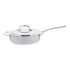 Intense 5, 24 cm 18/10 Stainless Steel Saute pan with lid, small 1