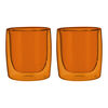 Sorrento Bar, 2-pc Tumbler Glass Set - Amber, Double Wall , small 1