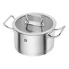 Pro, 20 cm 18/10 Stainless Steel Stew pot silver, small 1