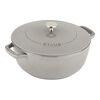 Cast Iron - Specialty Shaped Cocottes, 3.75 qt, Essential French Oven, graphite grey, small 1