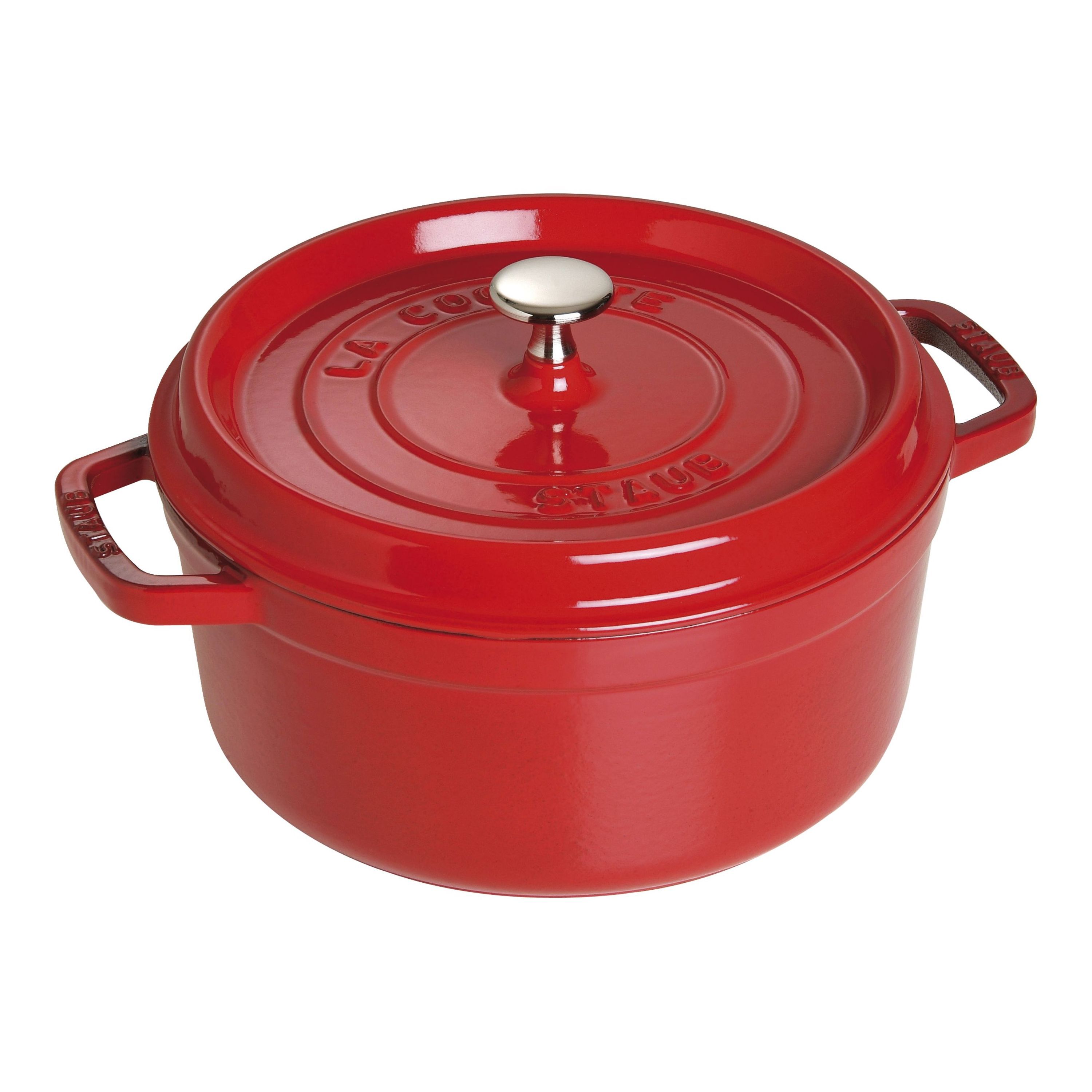 Staub La Cocotte 5.25 l cast iron round Cocotte, cherry Staub