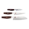 6000 MCT, 3 Piece, Knife set, brown, small 1