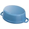 La Cocotte, 5.75 qt, Oval, Cocotte, Ice-blue - Visual Imperfections, small 2