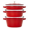 Cast Iron - Sets, 4-pc Stackable Set, Cherry, small 1