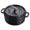 La Cocotte, 24 cm round Cast iron Cocotte Buster Punch black, small 5