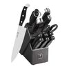 Statement, 13 Piece, Knife block set, black, small 1