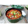 Cast Iron - Round Cocottes, 7 qt, Round, Cocotte, Basil, small 2