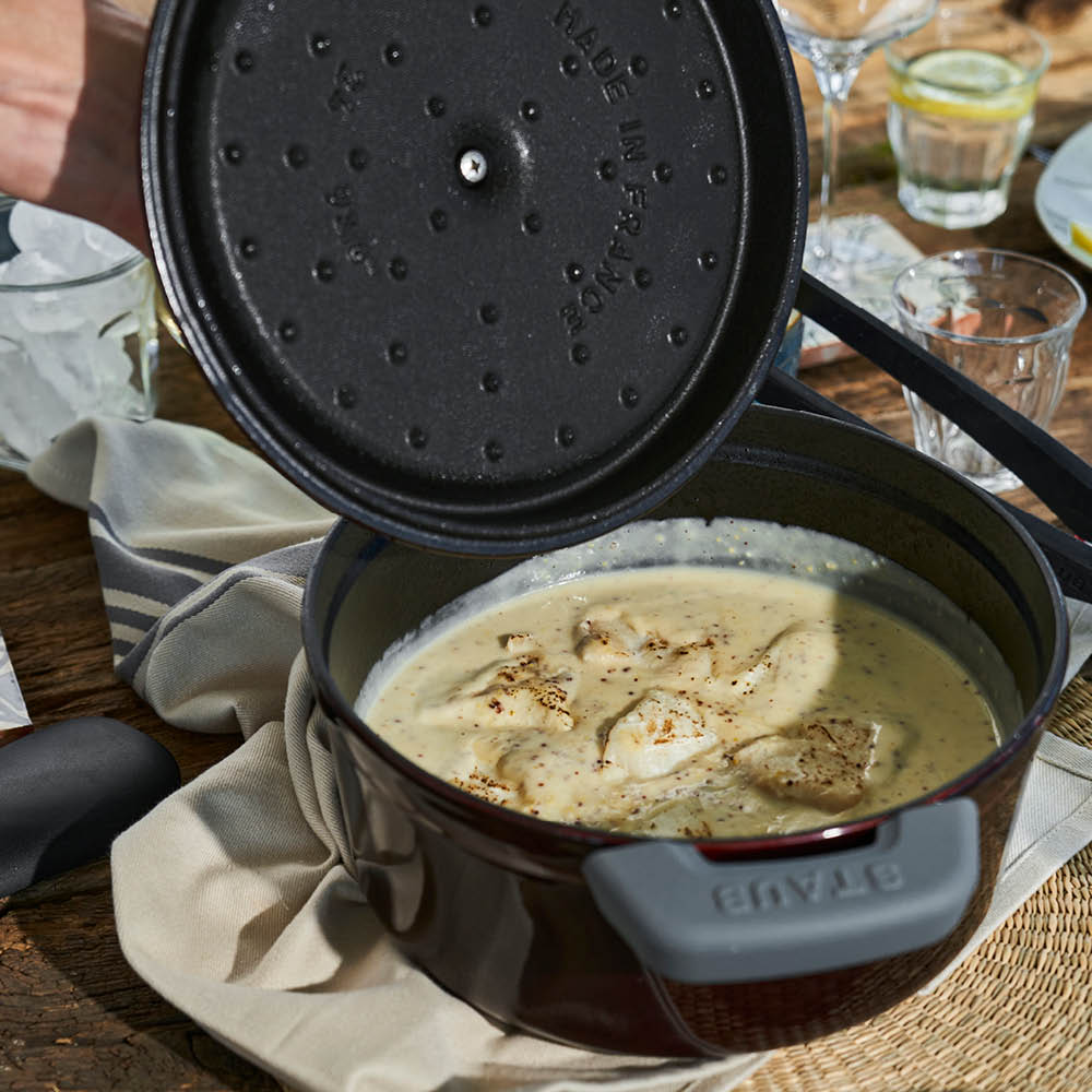Unboxing Staub Cast Iron Dutch Oven 5-qt Tall Cocotte, Made in