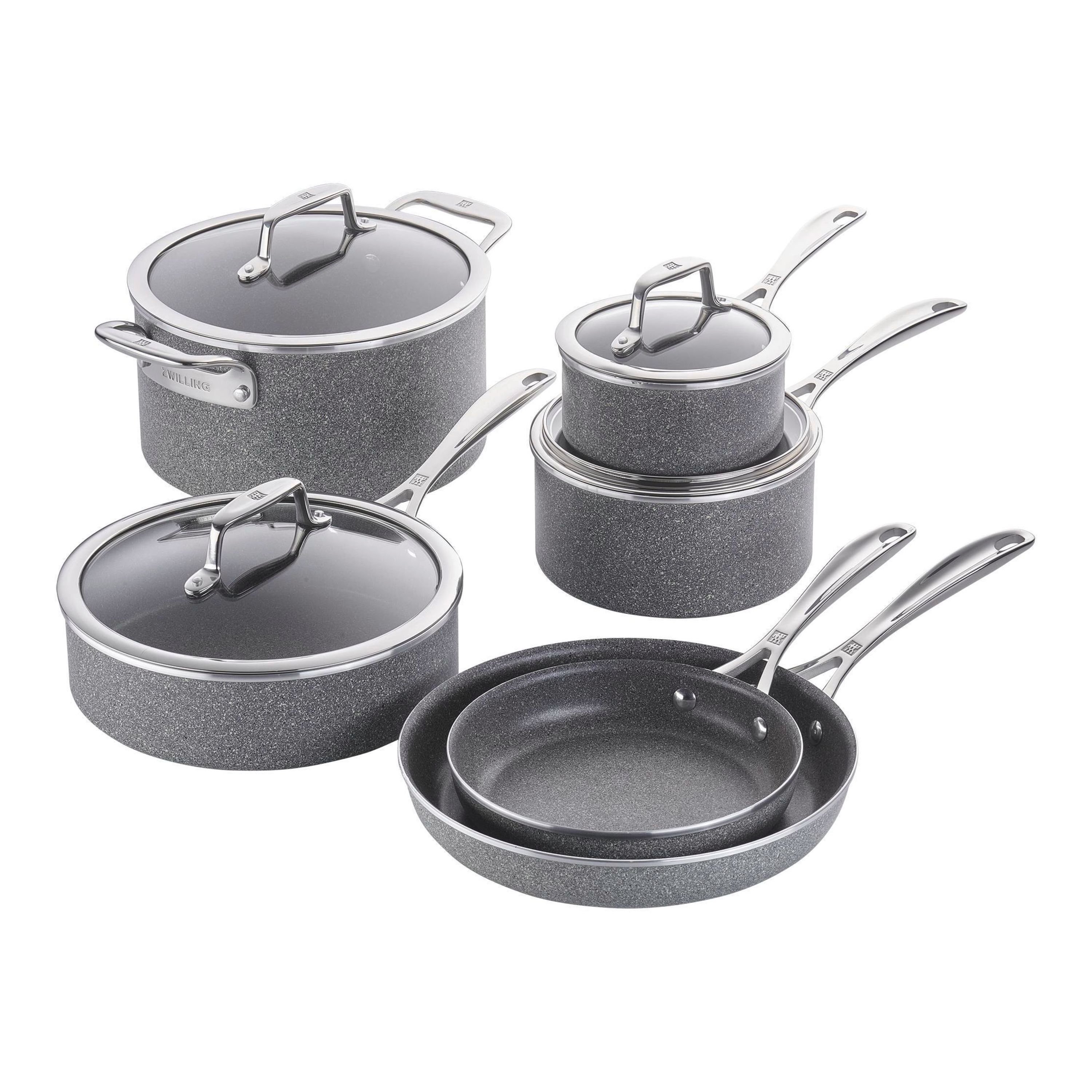  Zwilling – TWIN CLASSIC, Rechargeable Cookware Set 5 pz., in  Stainless Steel 18/10 Satin : Home & Kitchen
