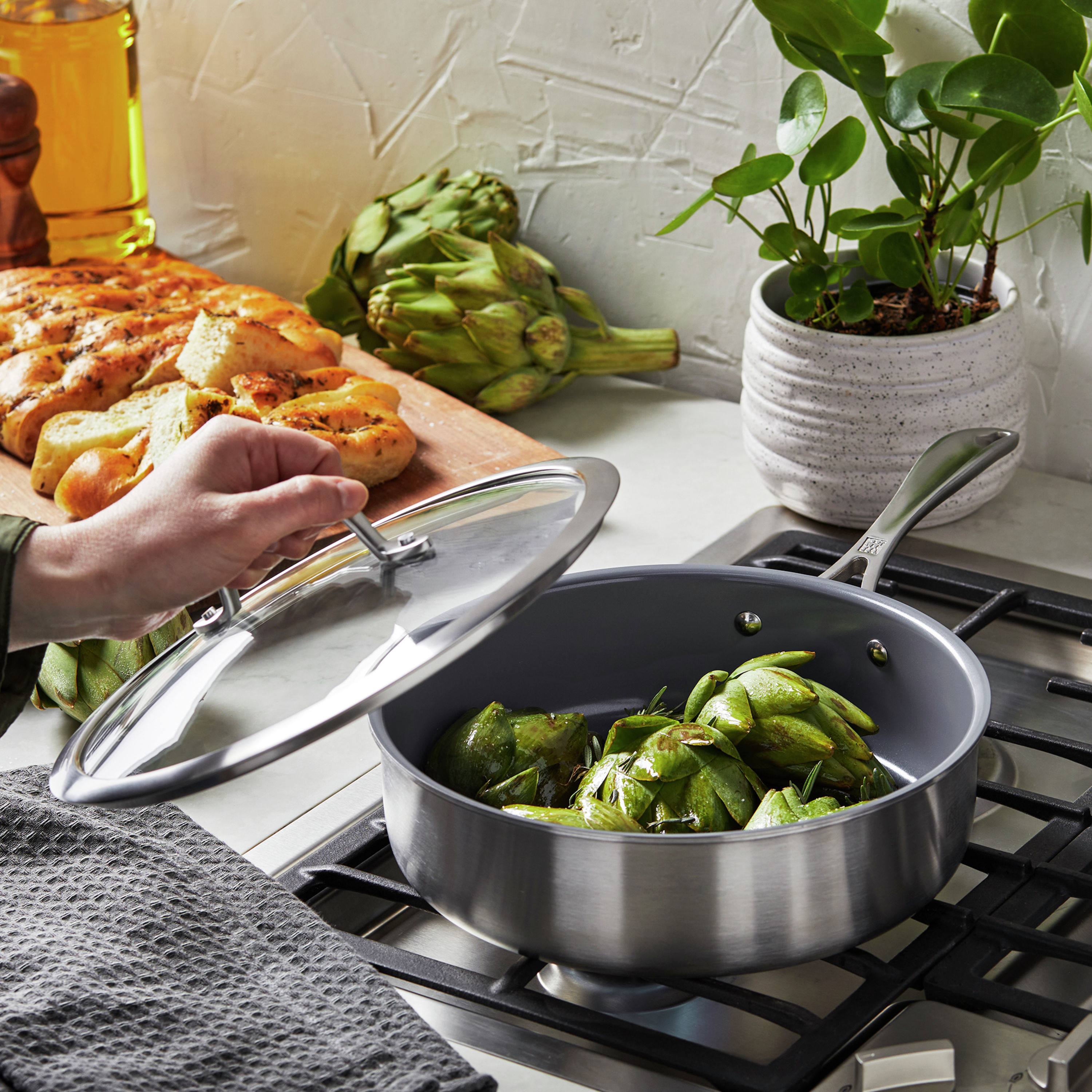  LEGENDARY-YES 18 Piece Nonstick Pots & Pans Cookware Set  Kitchen Kitchenware Cooking: Home & Kitchen