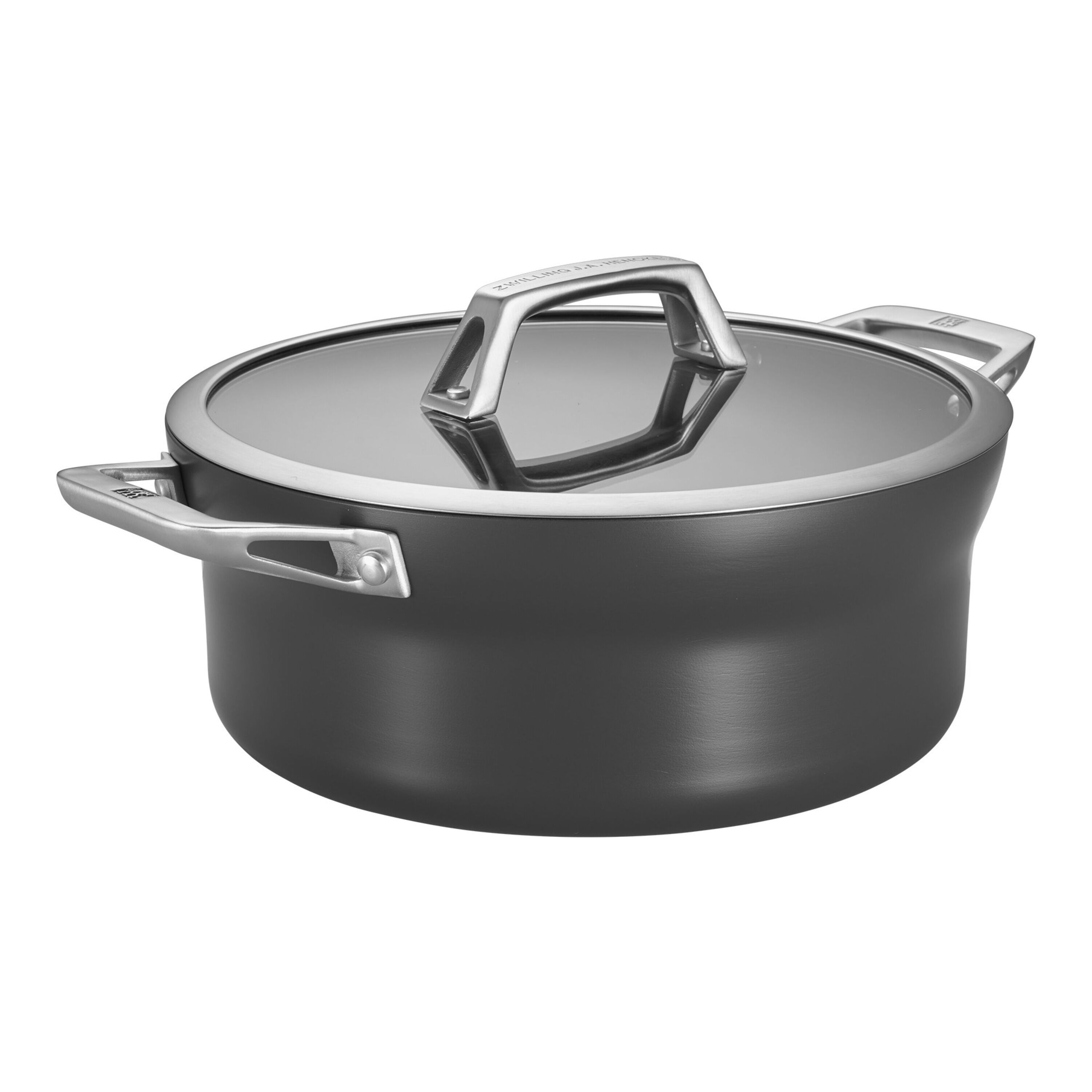Aluminum Dutch Oven Pot Cookware 5 Quart Cooking Stewing Braising with  glass lid
