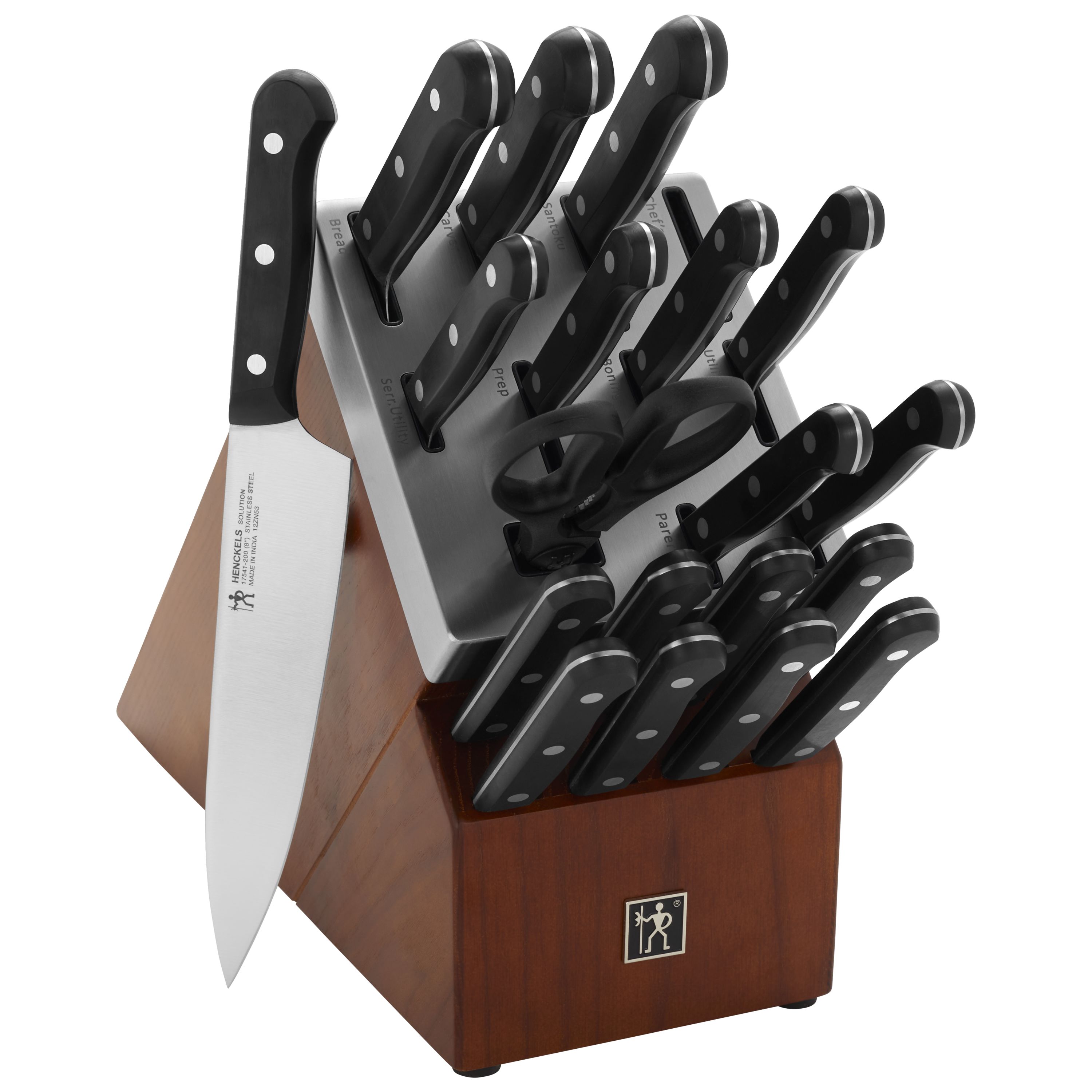 Henckels Definition Self Sharpening Wood Knife Block Combo - 14 pc