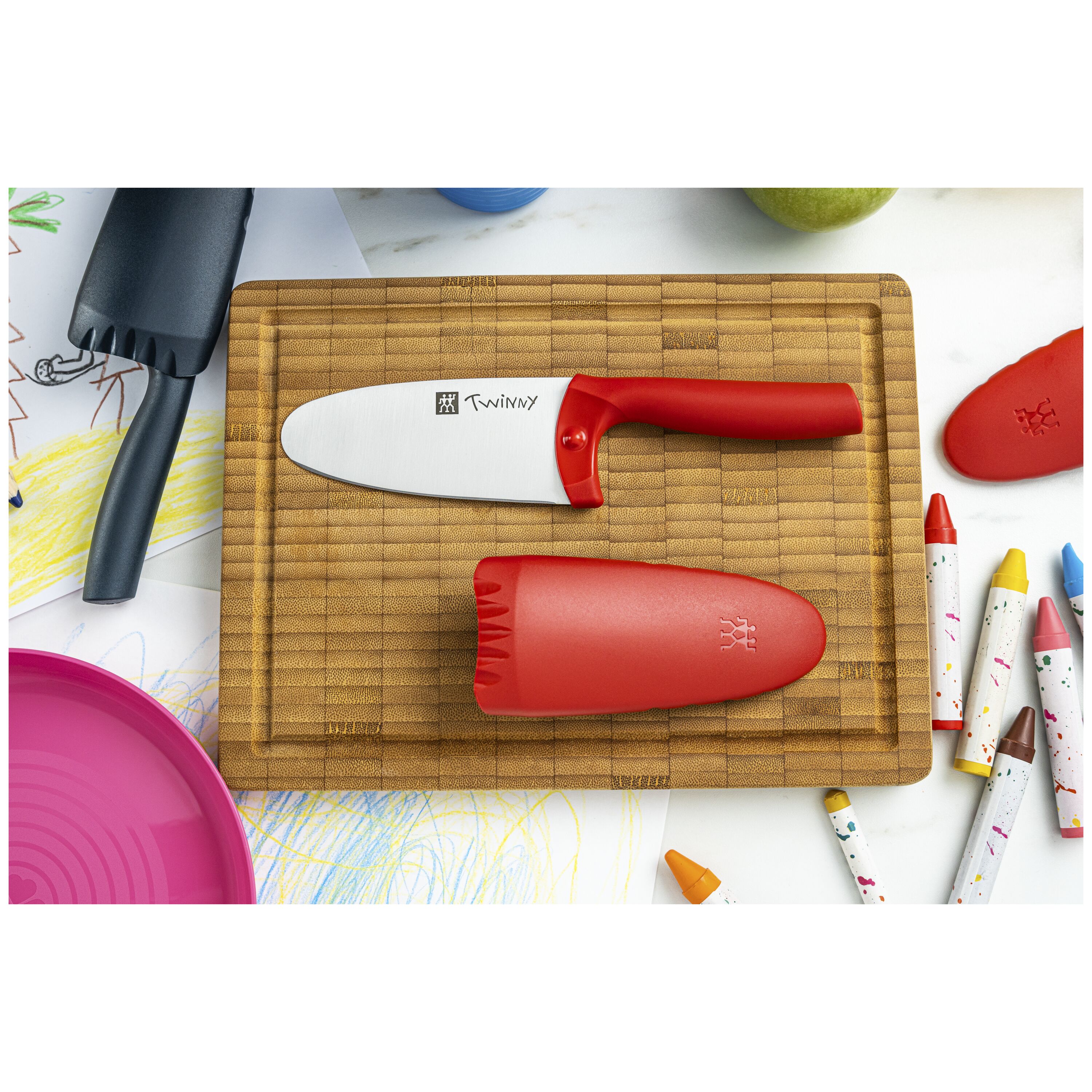 ZWILLING TWINNY Kids Chef's Knife - Red 