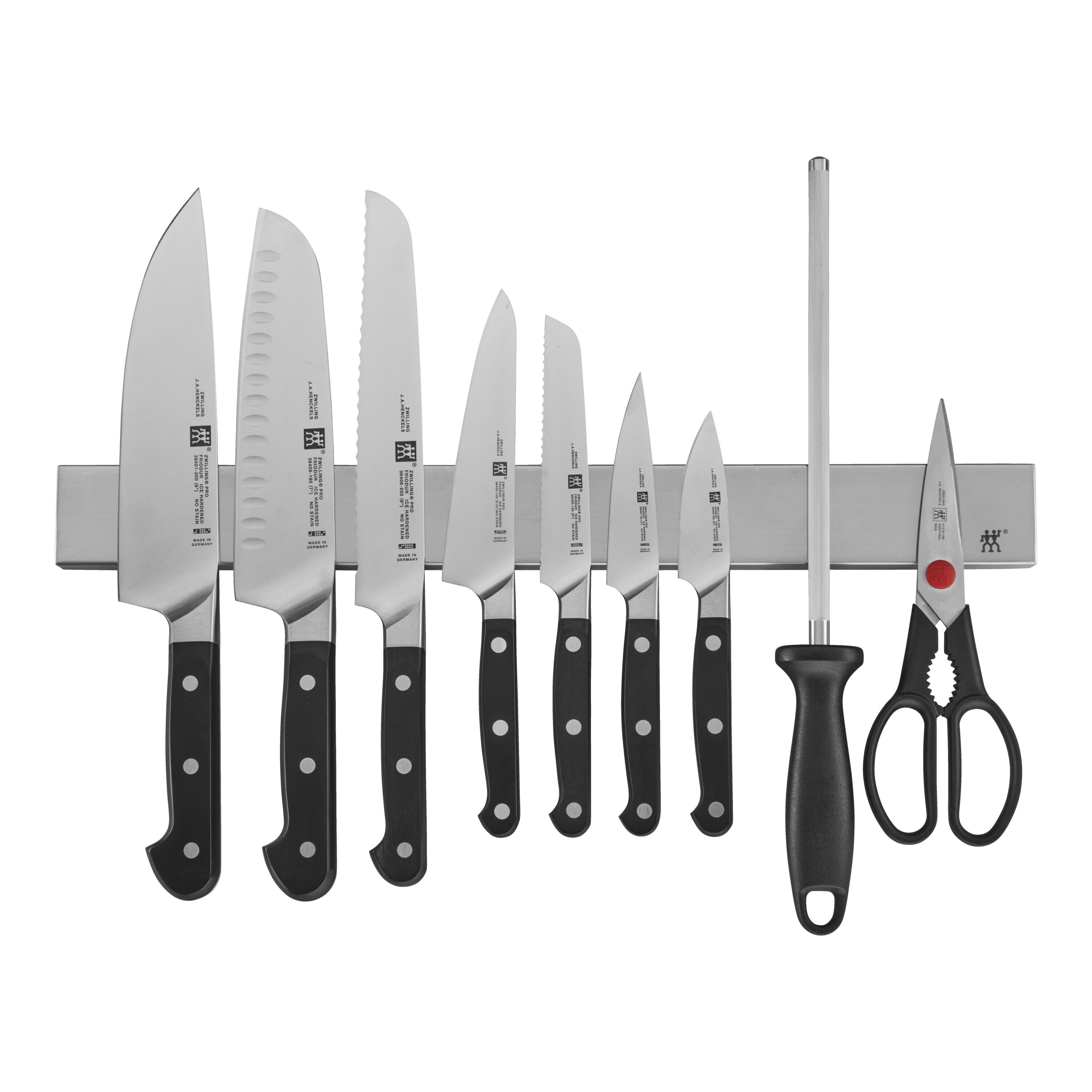 UPSCALE CALPHALON STEAK KNIVES KNIFE SET OF 8 TABLEWARE SERRATED STRAIGHT  EDGE