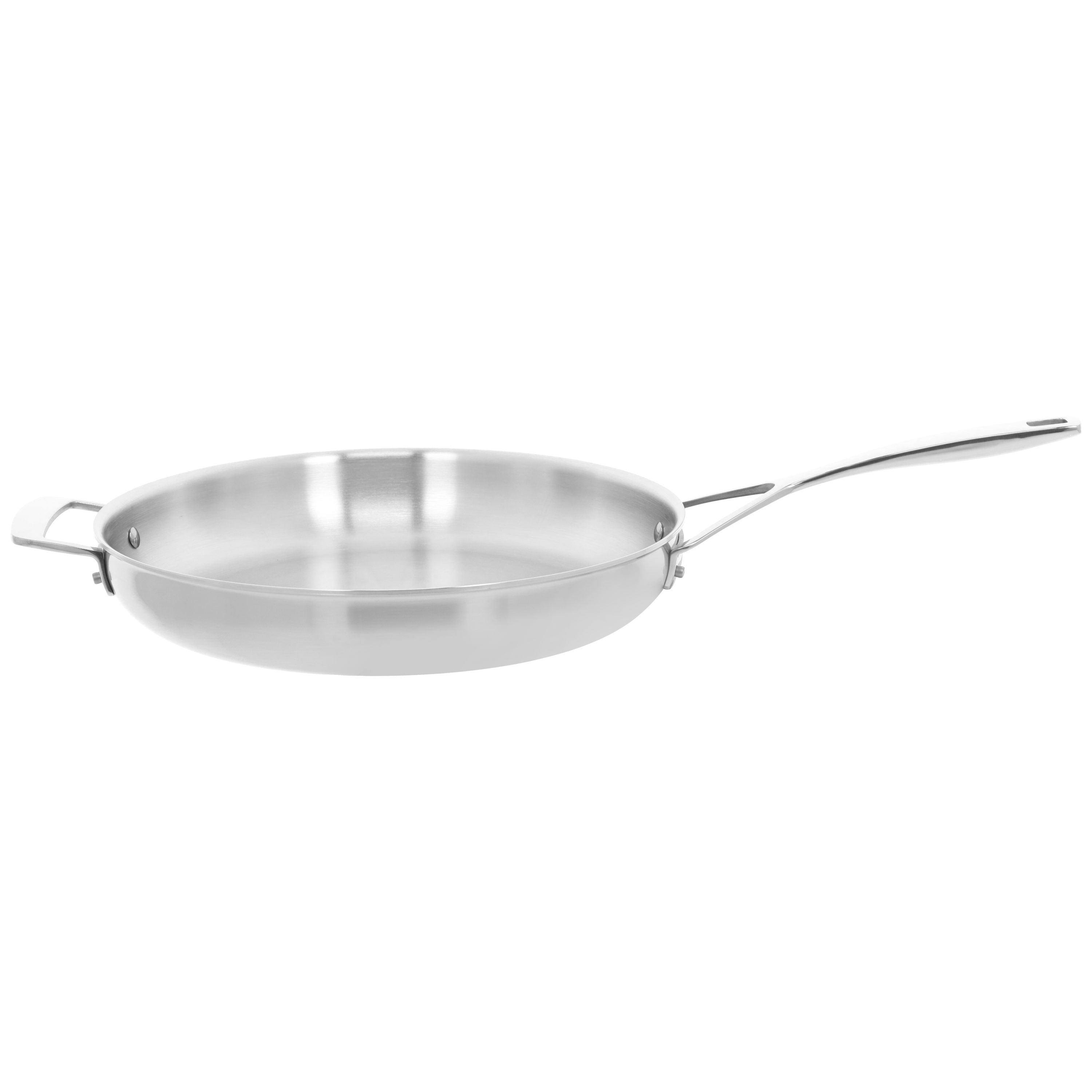 Demeyere Essential5 Stainless Steel 12.5 Frying Pan with Glass Lid