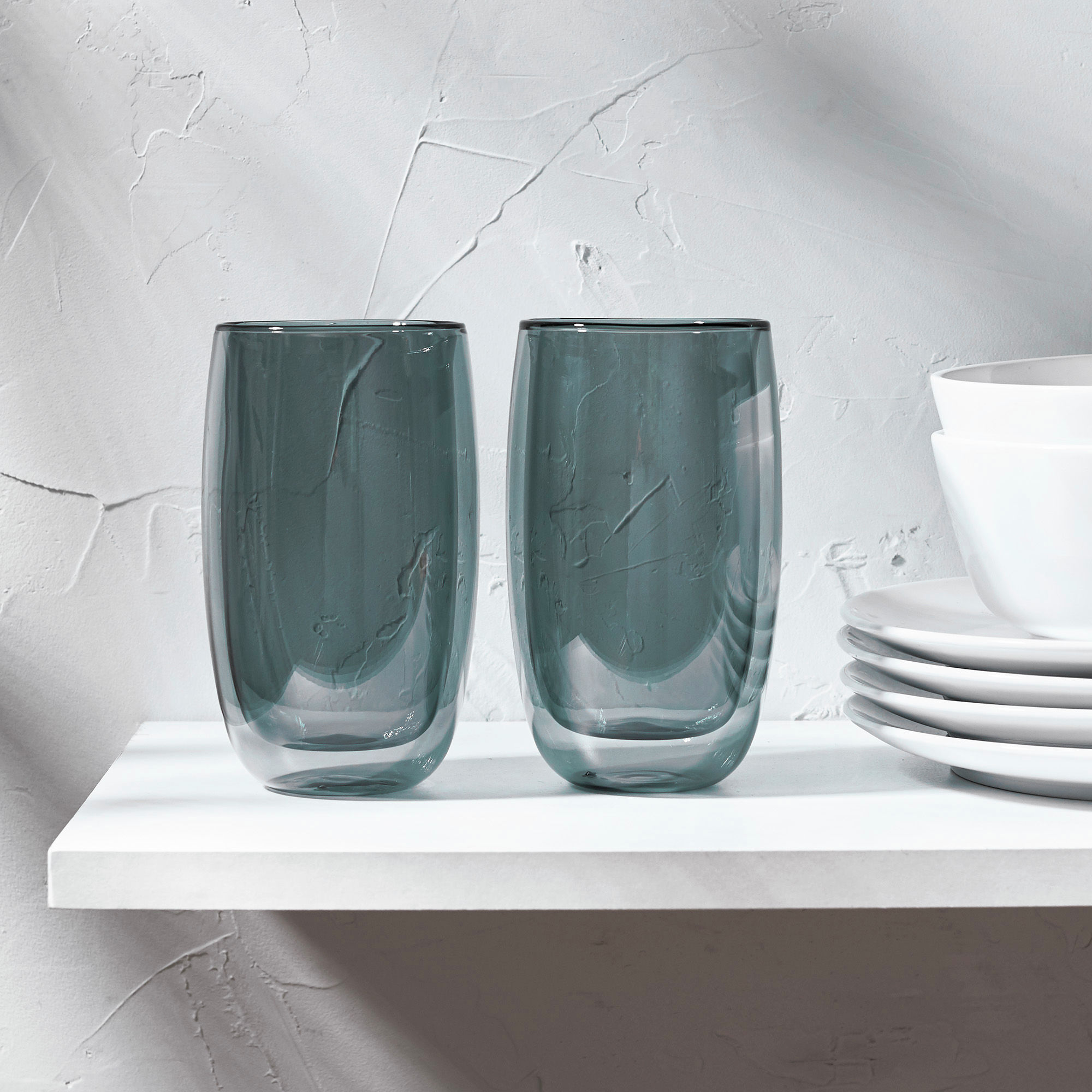 Zwilling Sorrento Double Wall Glassware 8-pc, Latte Glass Set