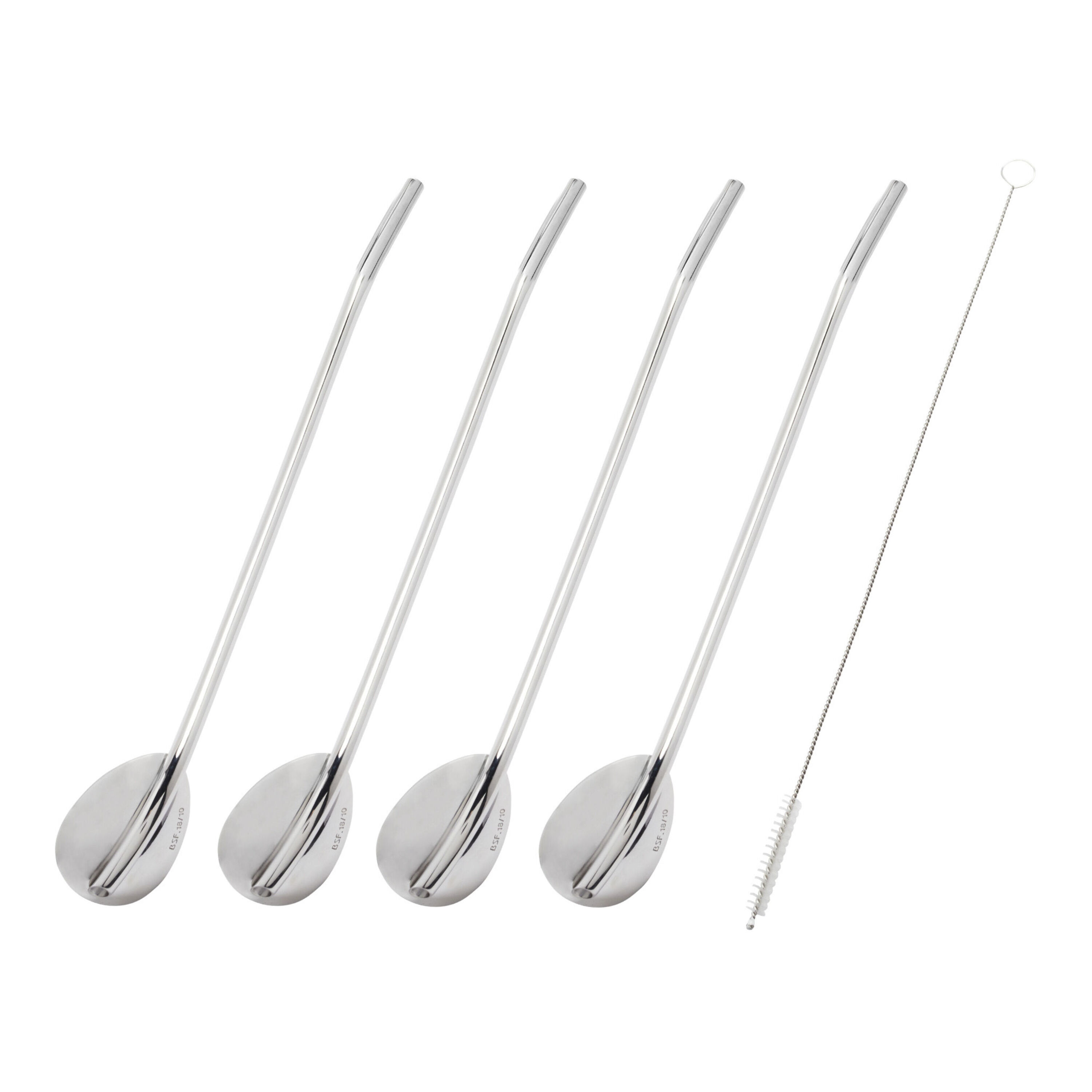Reusable Straws with Cleaning Brush (5 pc set)