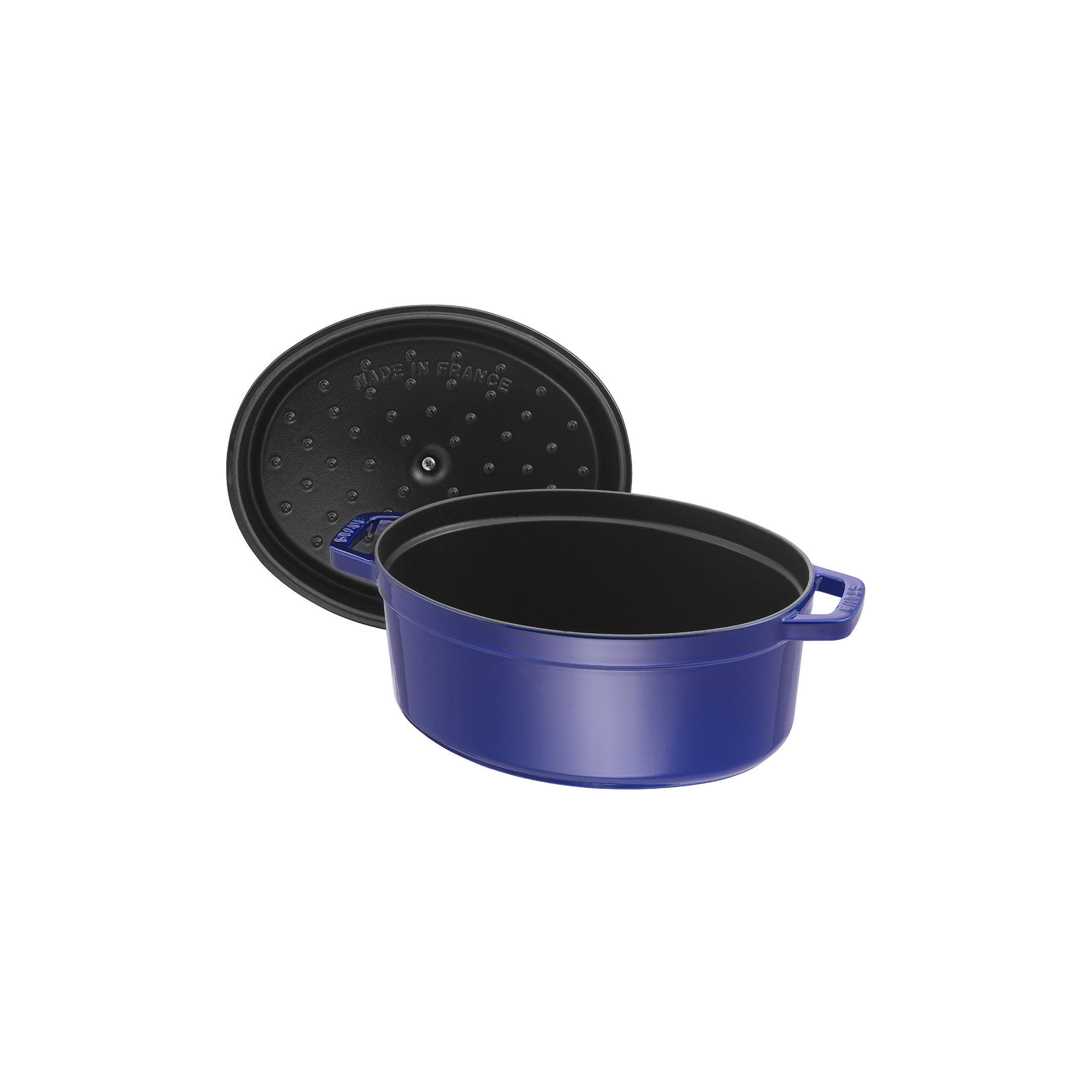 Staub Dutch Oven - 7-qt Cast Iron Cocotte - Sapphire Blue – Cutlery and More