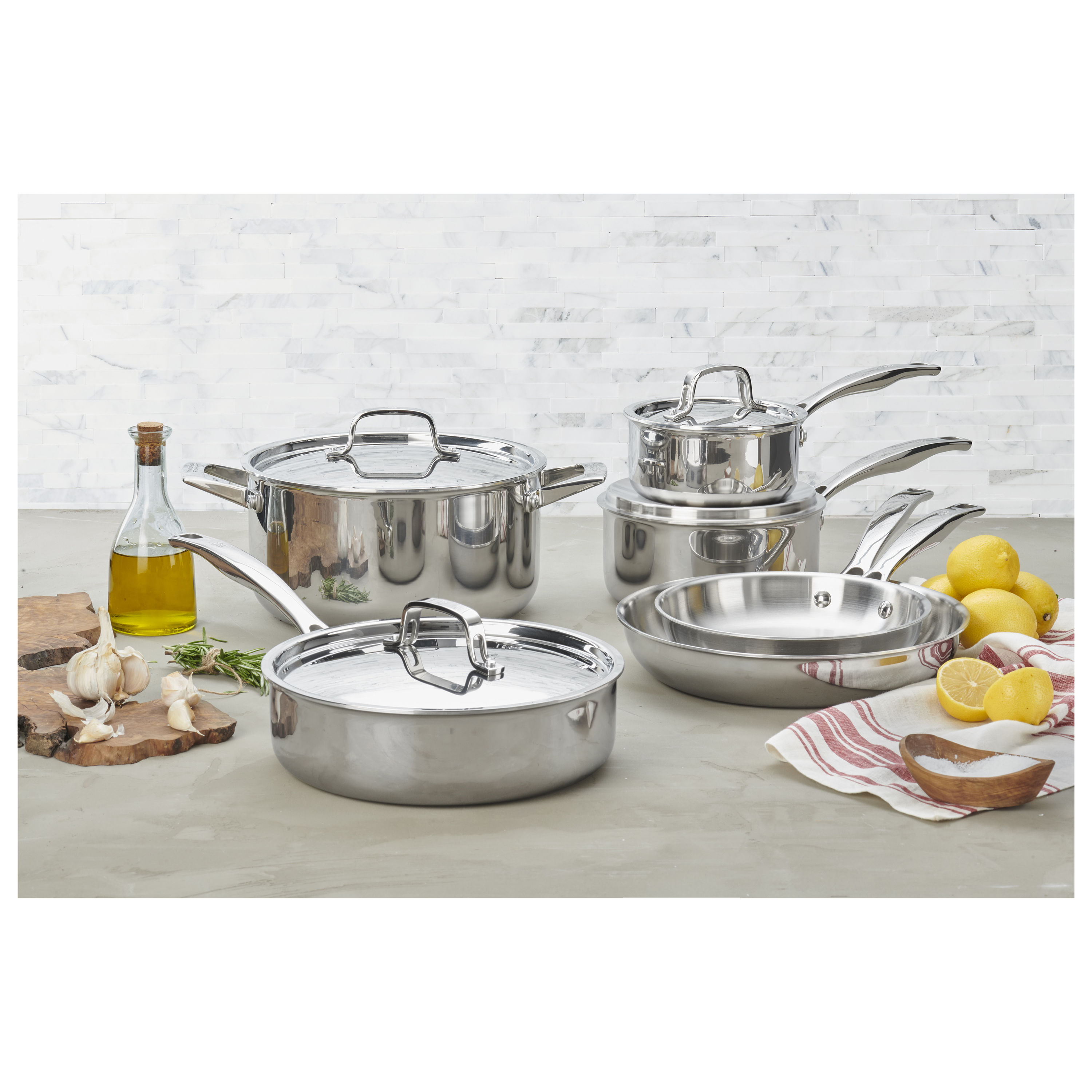 ZWILLING, Clad Xtreme 10-Piece Polished Stainless Steel Cookware