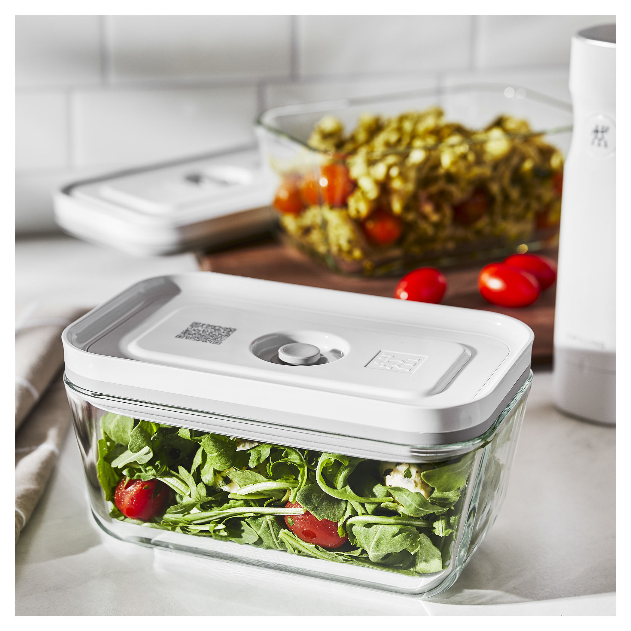 ZWILLING J.A. Henckels Fresh & Easy Glass Airtight Meal Prep 2.11 Qt Food Storage  Container & Reviews