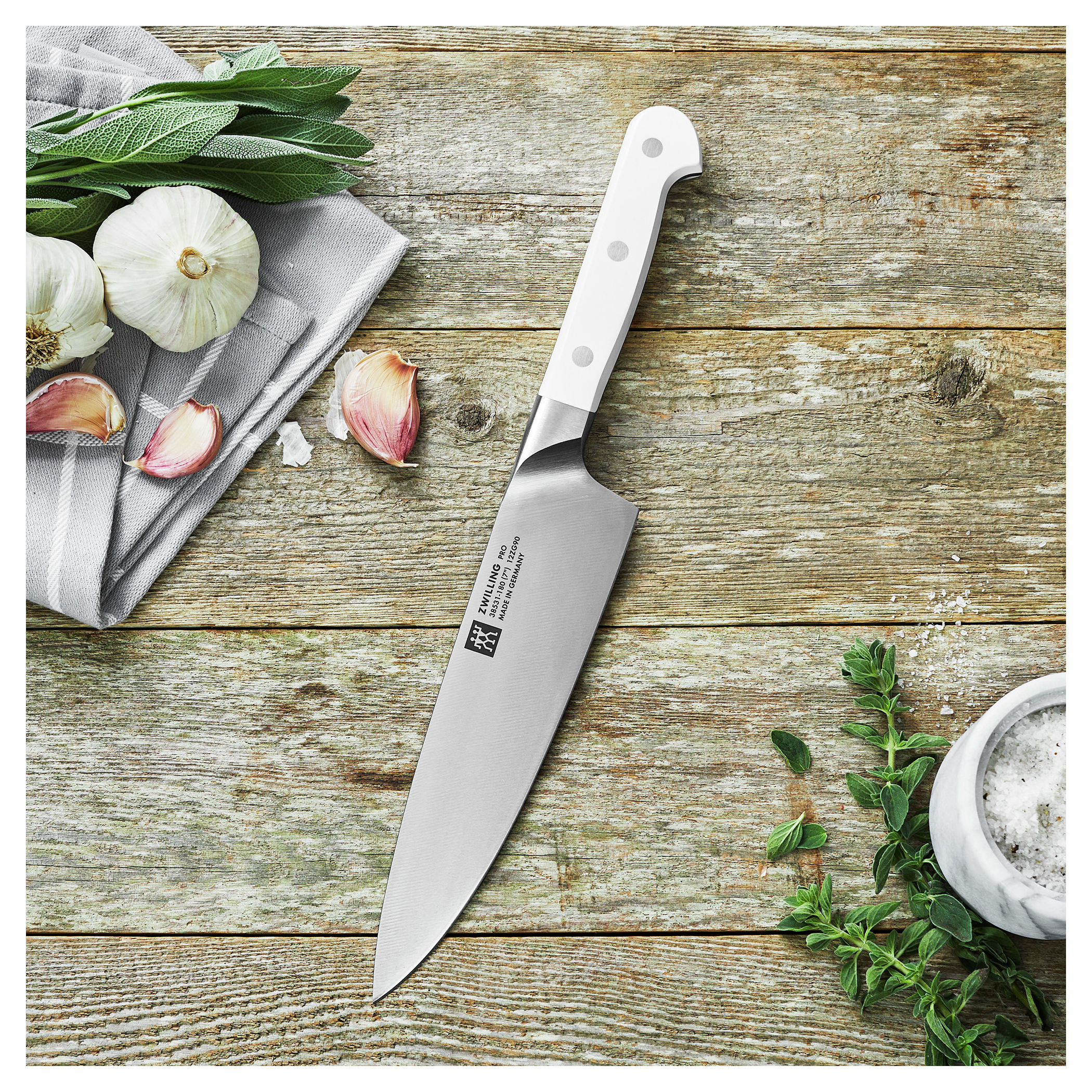 Zwilling Pro Le Blanc Slim Chef's Knife, 7