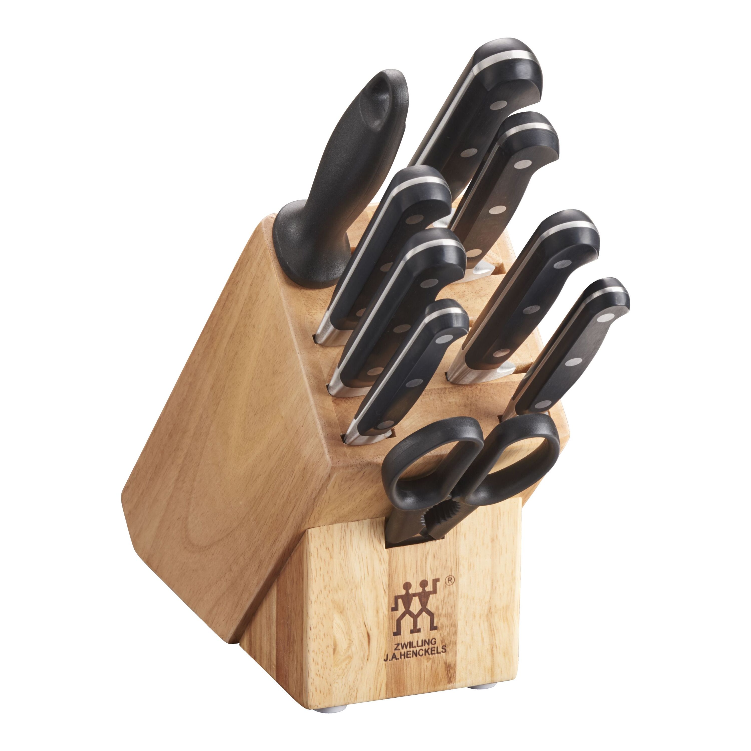 zwilling now s 6 piece knife block set