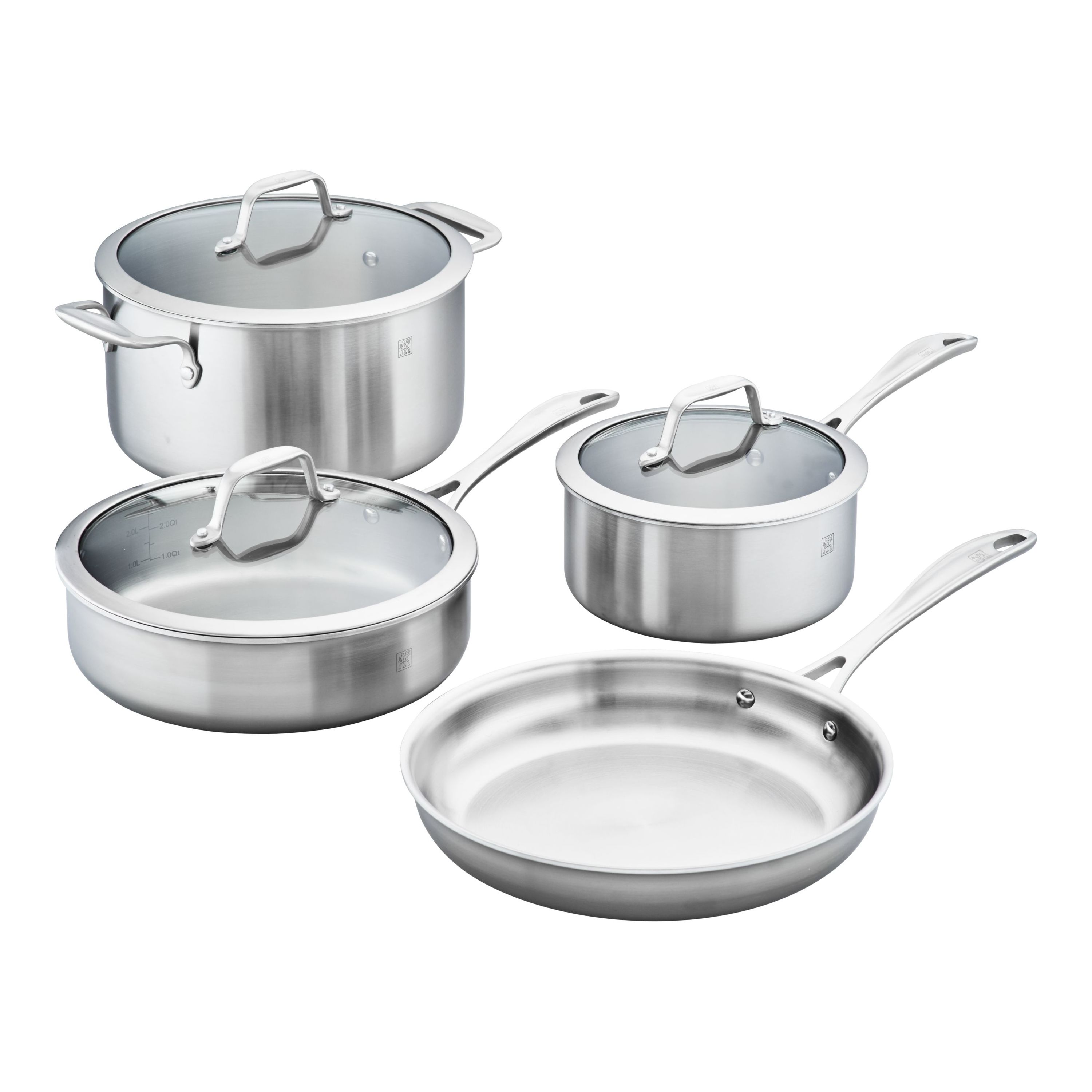 Zwilling Spirit Stainless 3 Ply 7 Pc Stainless Steel Cookware Set