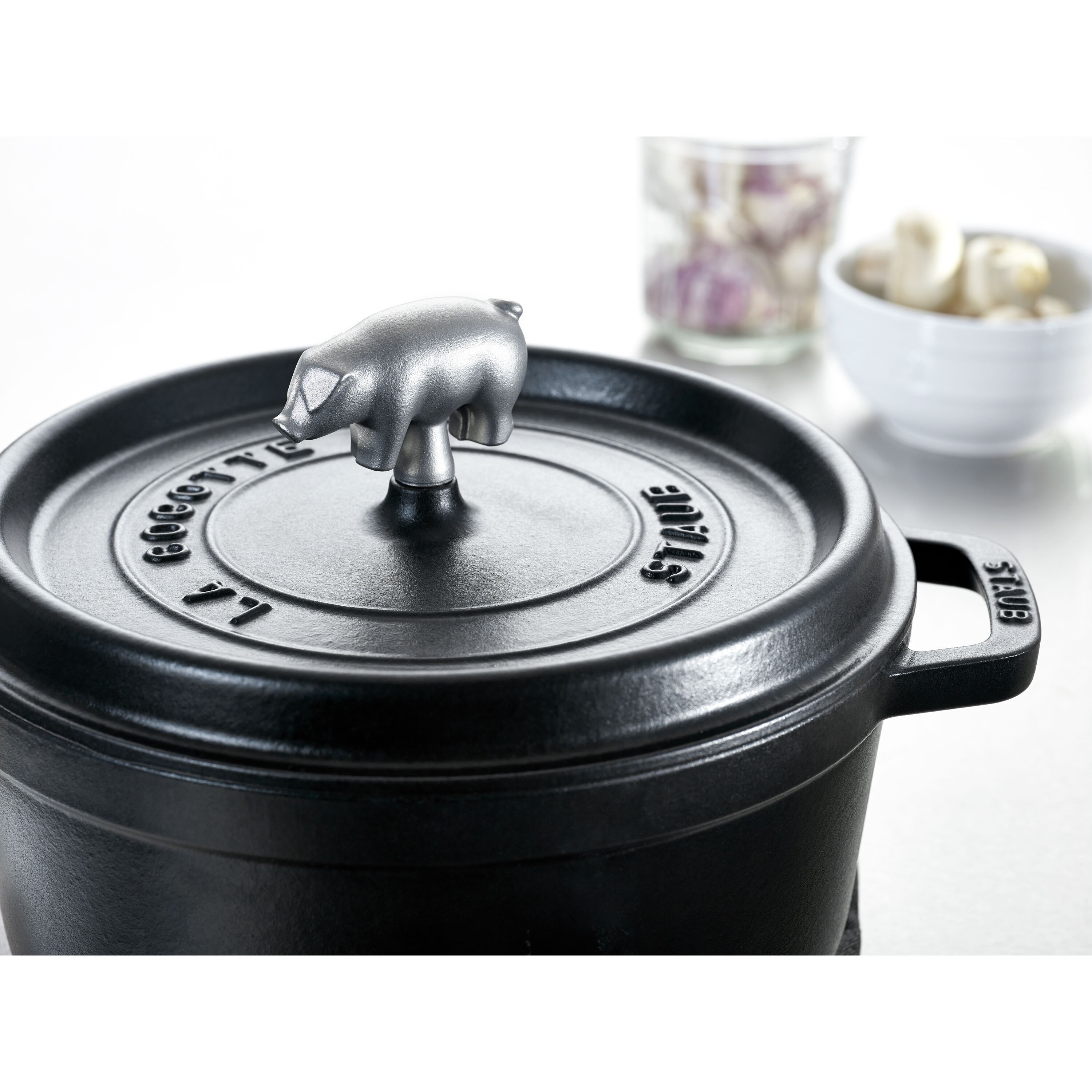 Staub Cast Iron Braiser with Brass Knob