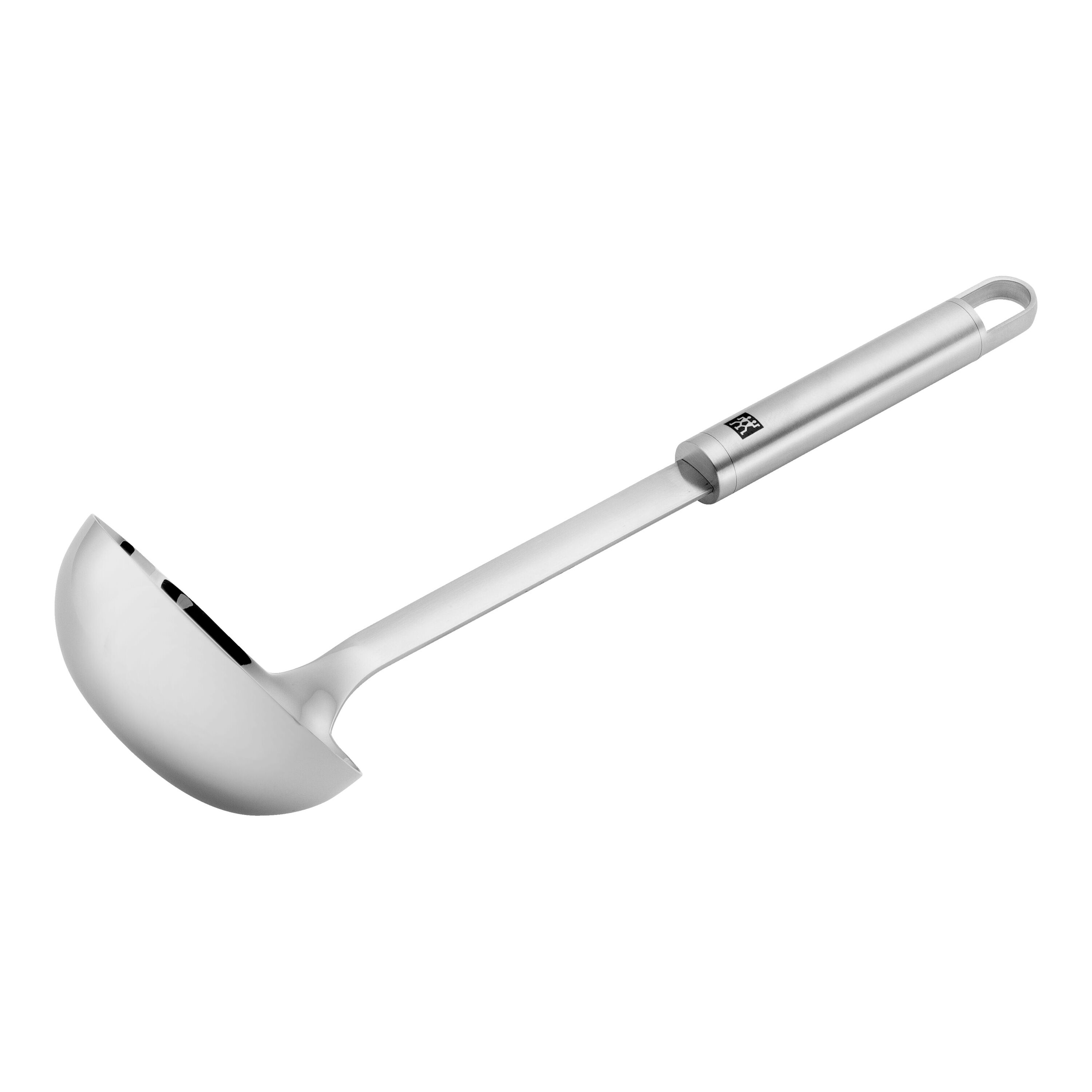 FULLYWARE 13.4-inch Soup Ladle Spoon, Adsorbable 18/10 Stainless Steel  Large Kitchen Ladle, Dishwasher Safe