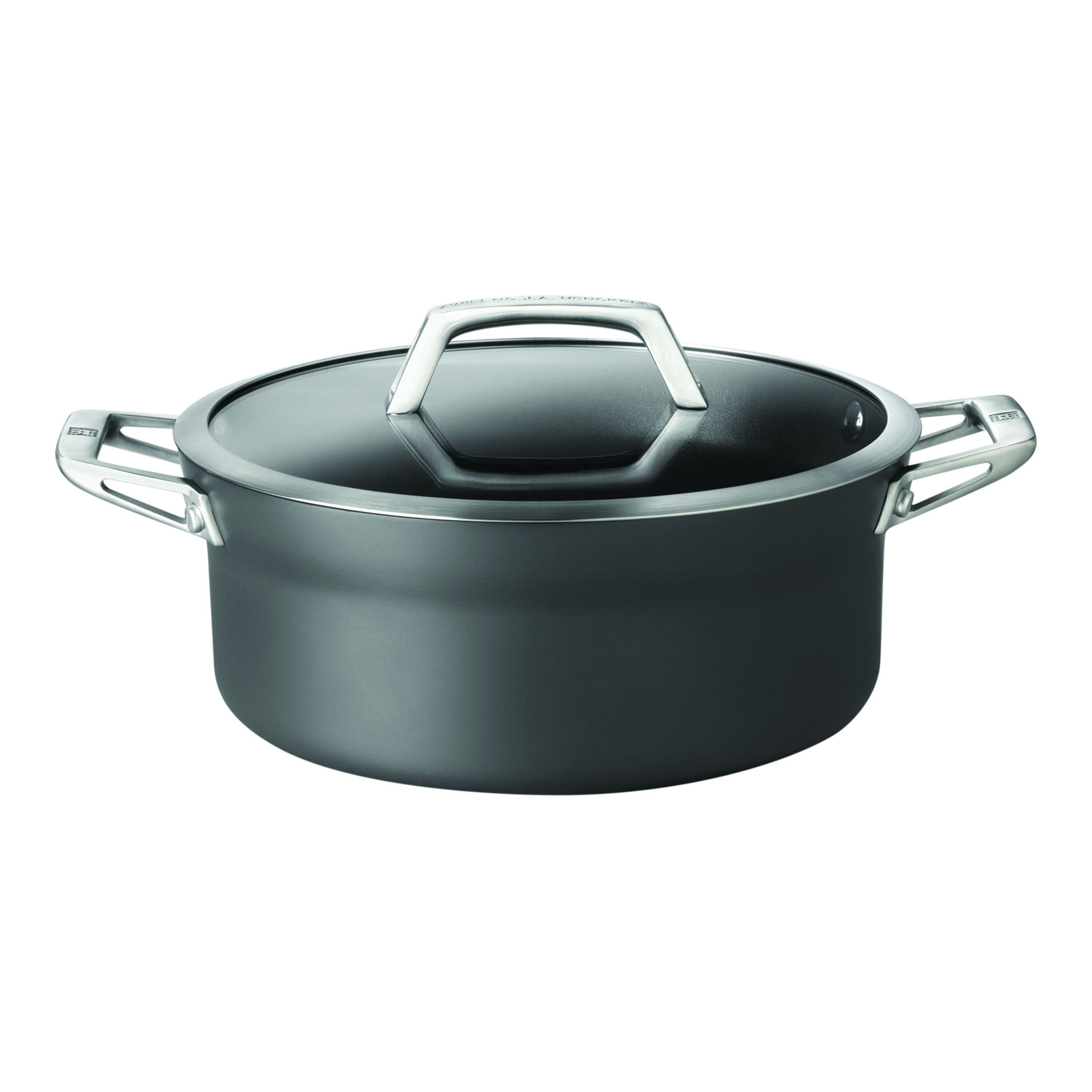 brentwood Brentwood 8.5 Quart Aluminum Nonstick Dutch Oven in Gray in the  Cooking Pots department at