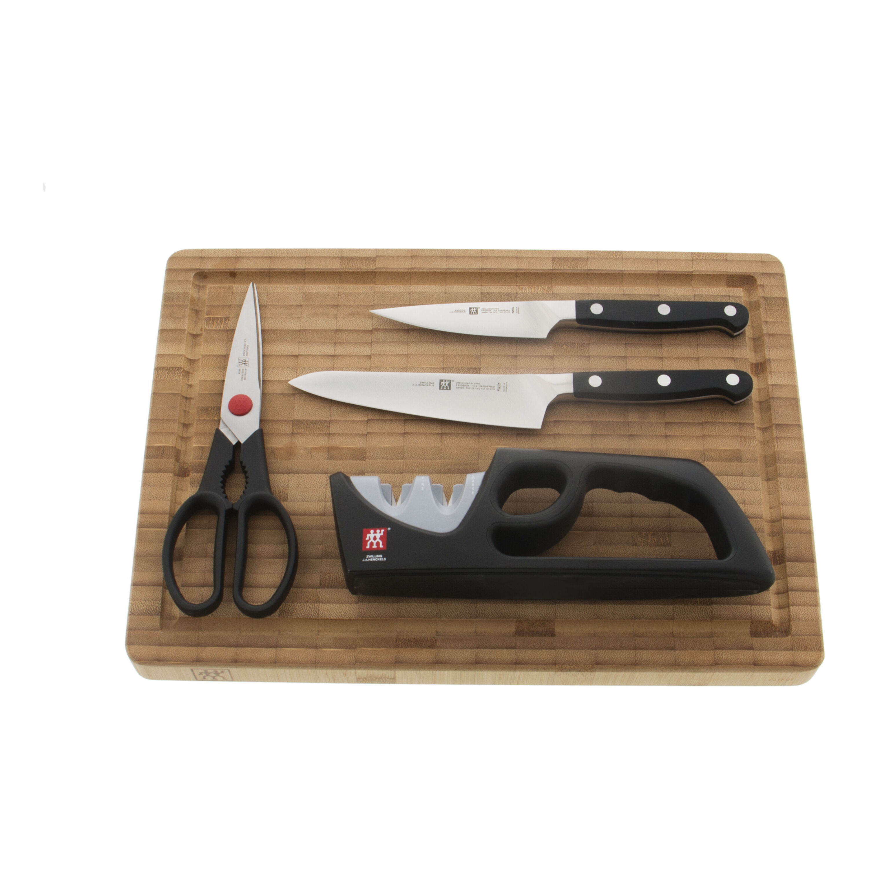 Ducks Unlimited Knife, Cutting Board Block Set 7pc Set 5 Knives