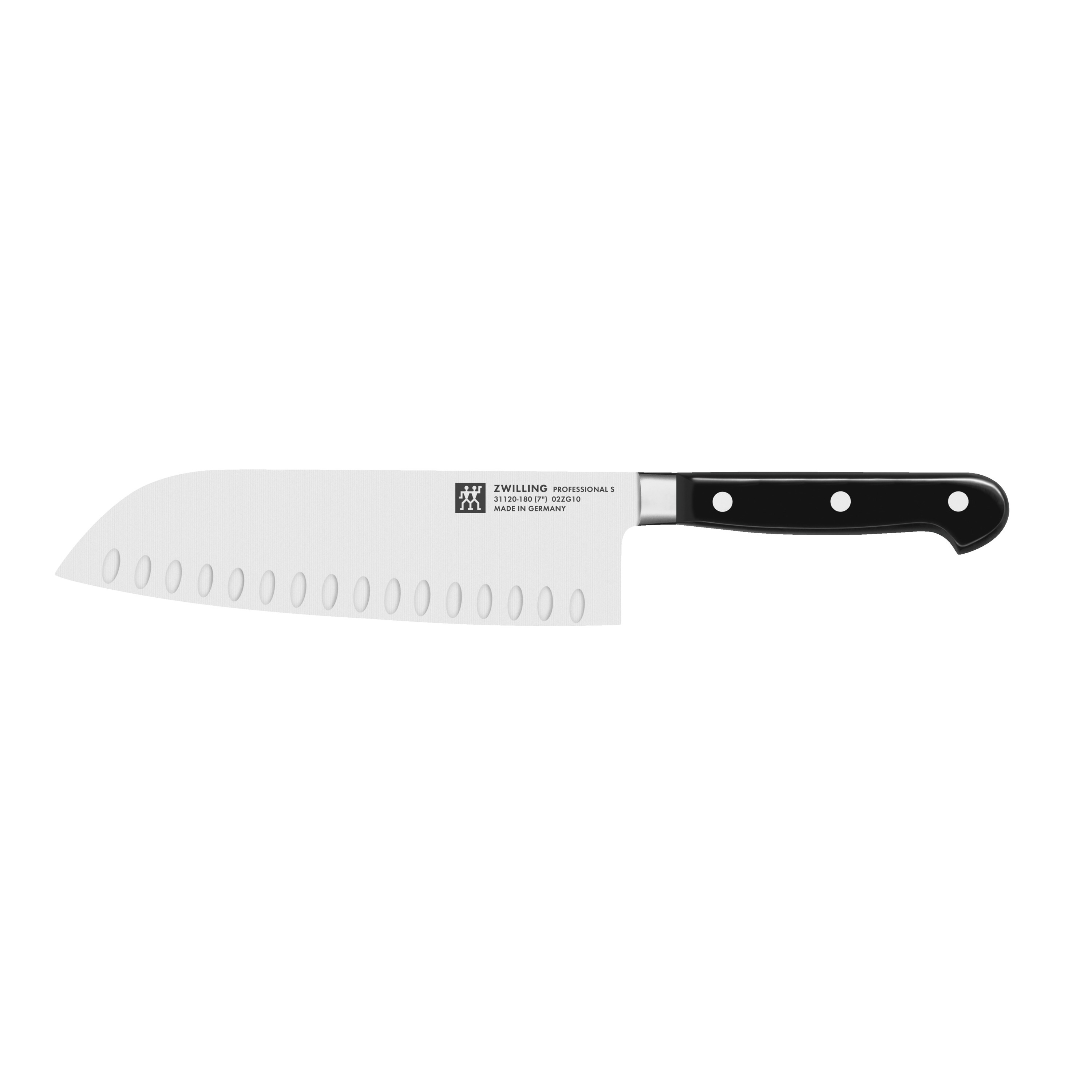 ZWILLING Professional S 7-inch, Hollow Edge Santoku Knife