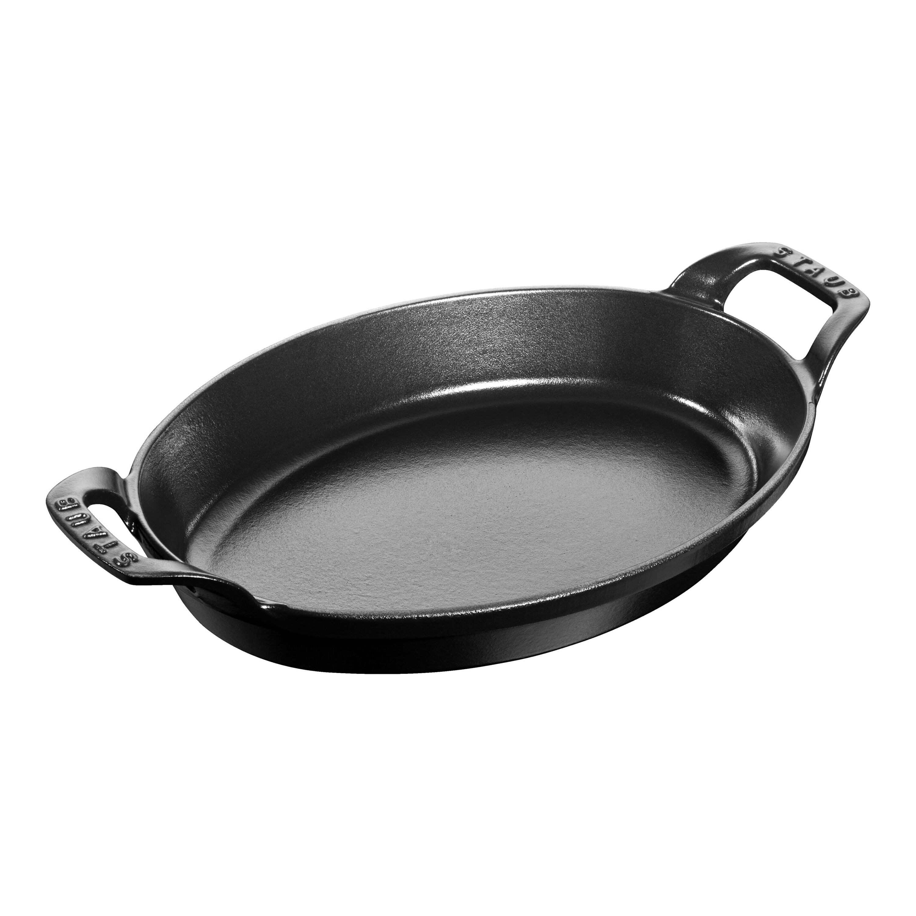 SlowCook Cast iron grey oval Casserole - compatible with oven and
