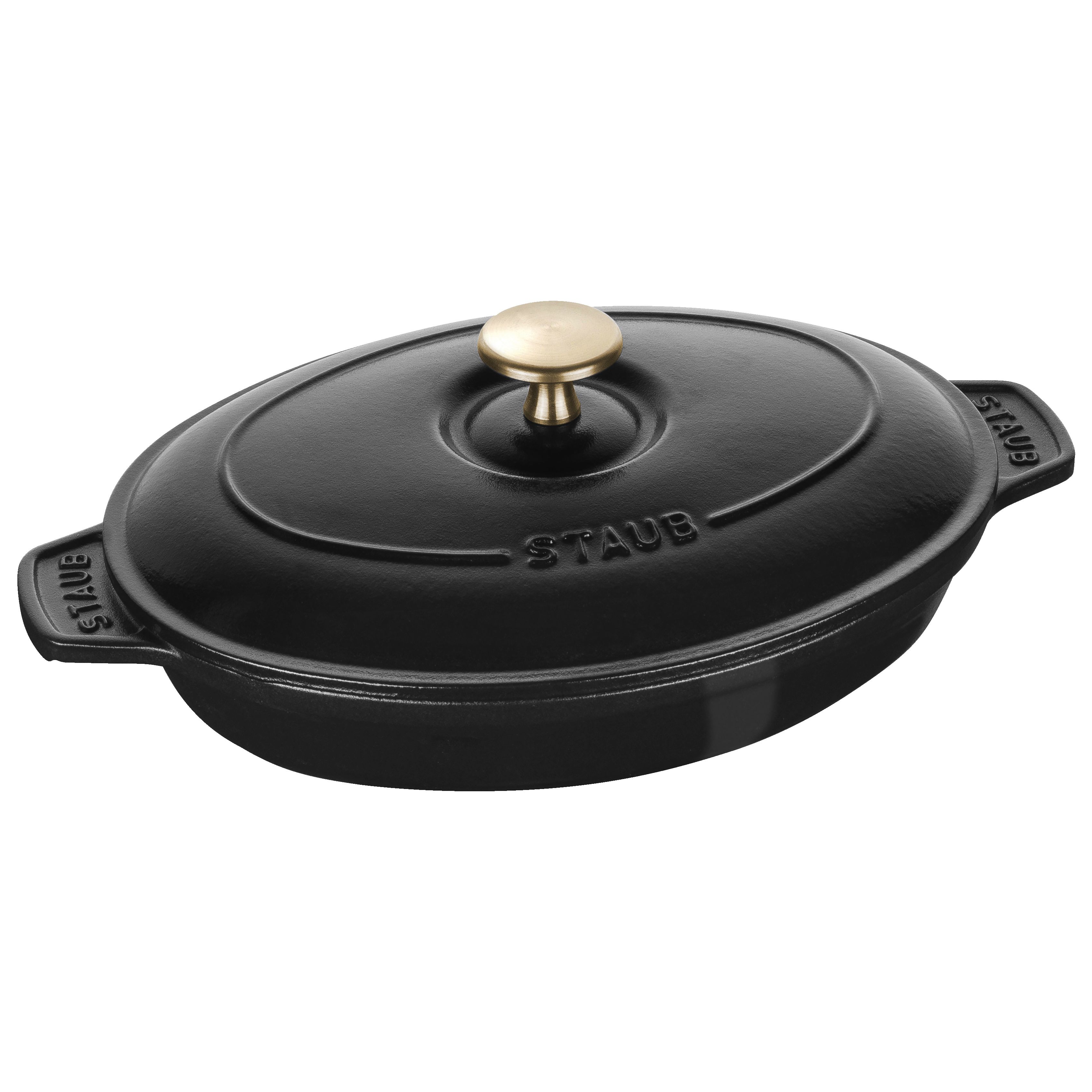 Staub Cast Iron - Baking Dishes & Roasters 9-x 6.6-inch, oval, Covered ...