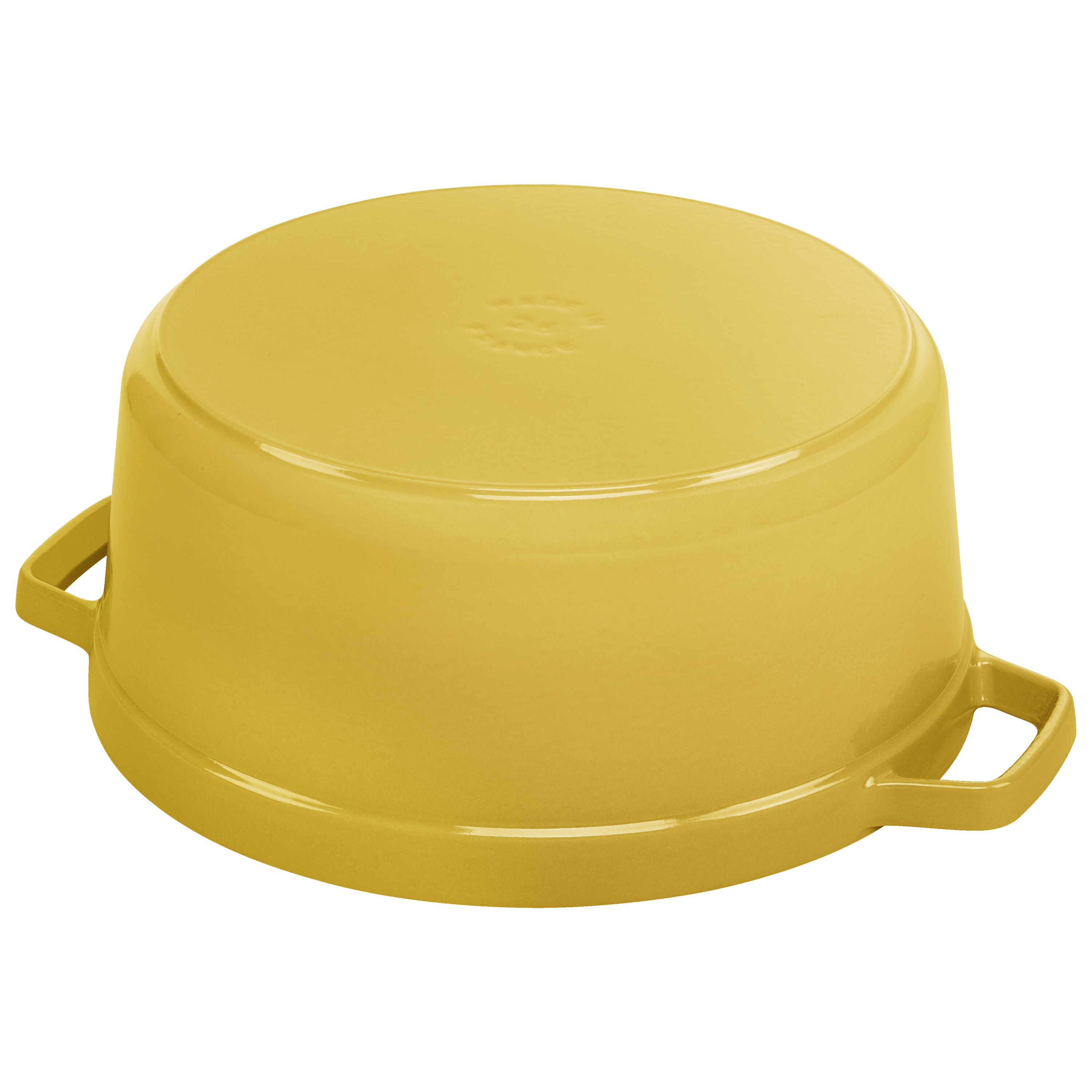 Staub Cast Iron - Round Cocottes 5.5 qt, Round, Cocotte, Citron