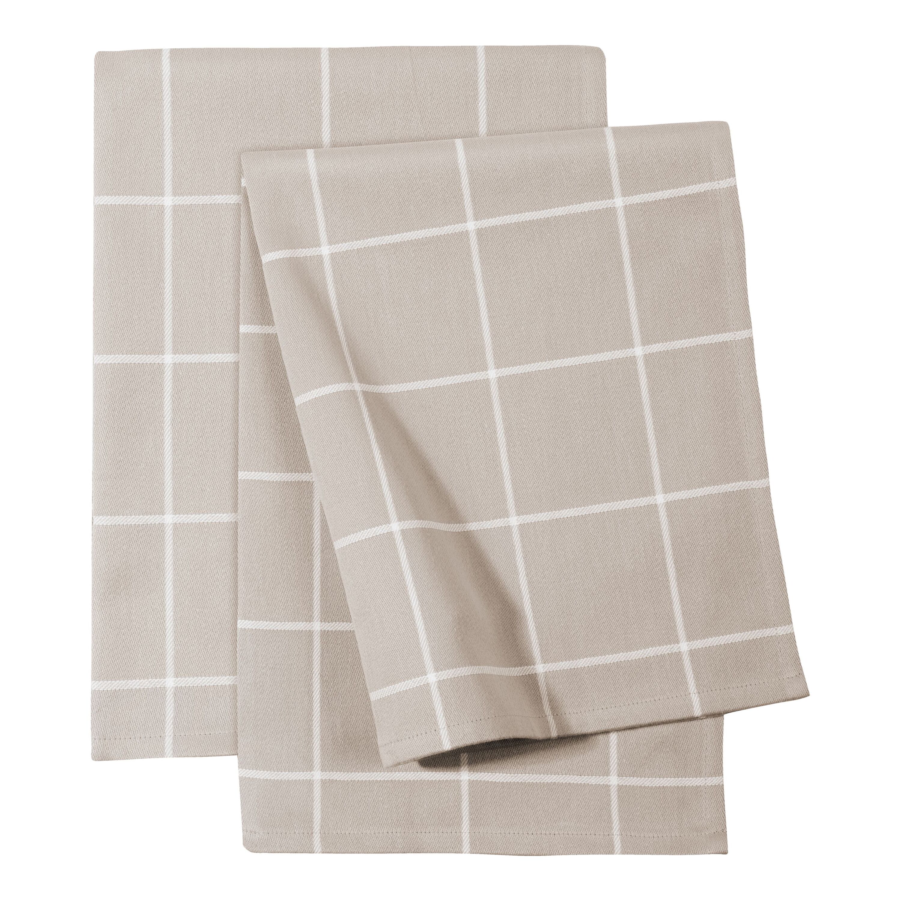 Zwilling Towels Kitchen Set, Taupe