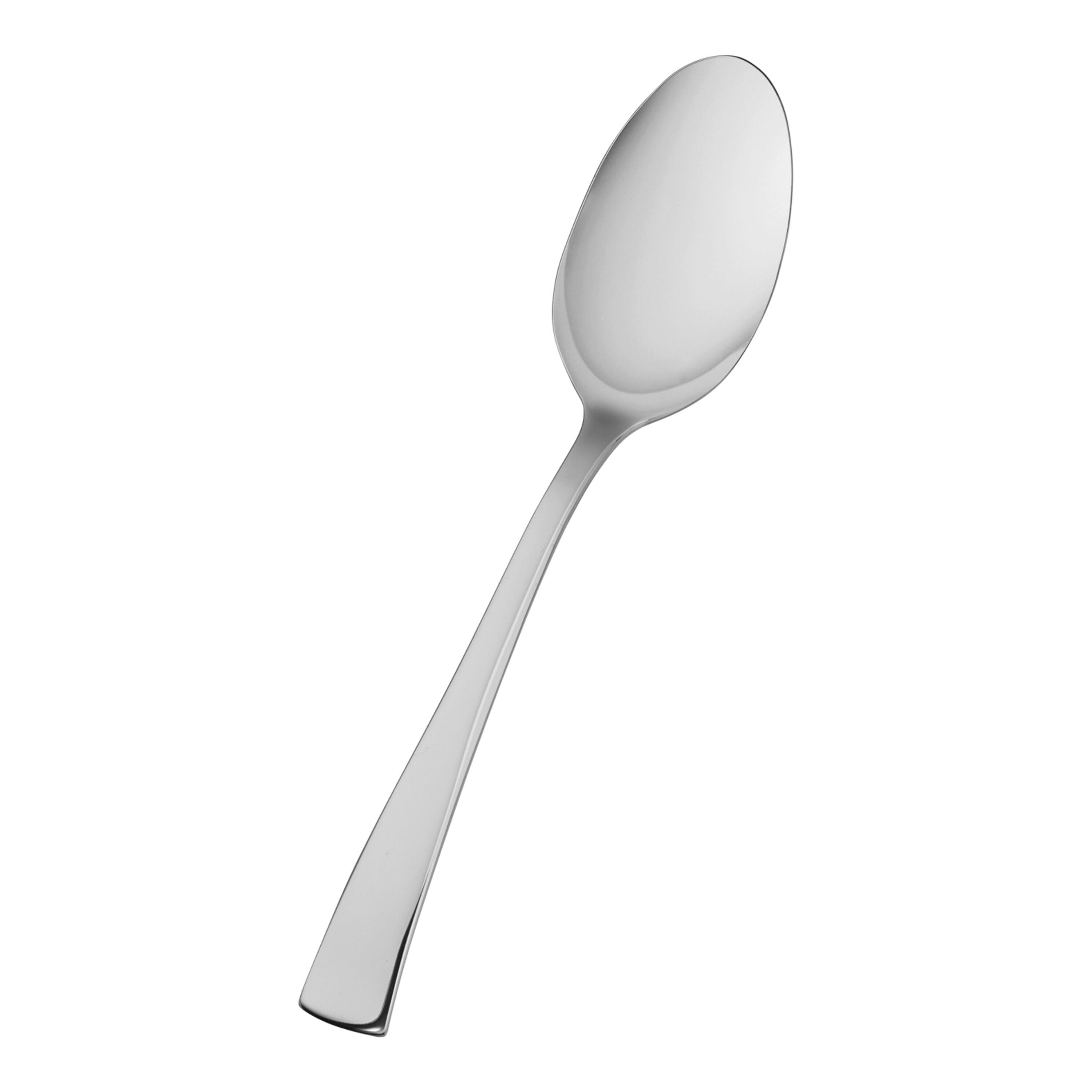 Basics Stainless Steel Dinner Spoons with Pearled Edge, Pack of 12