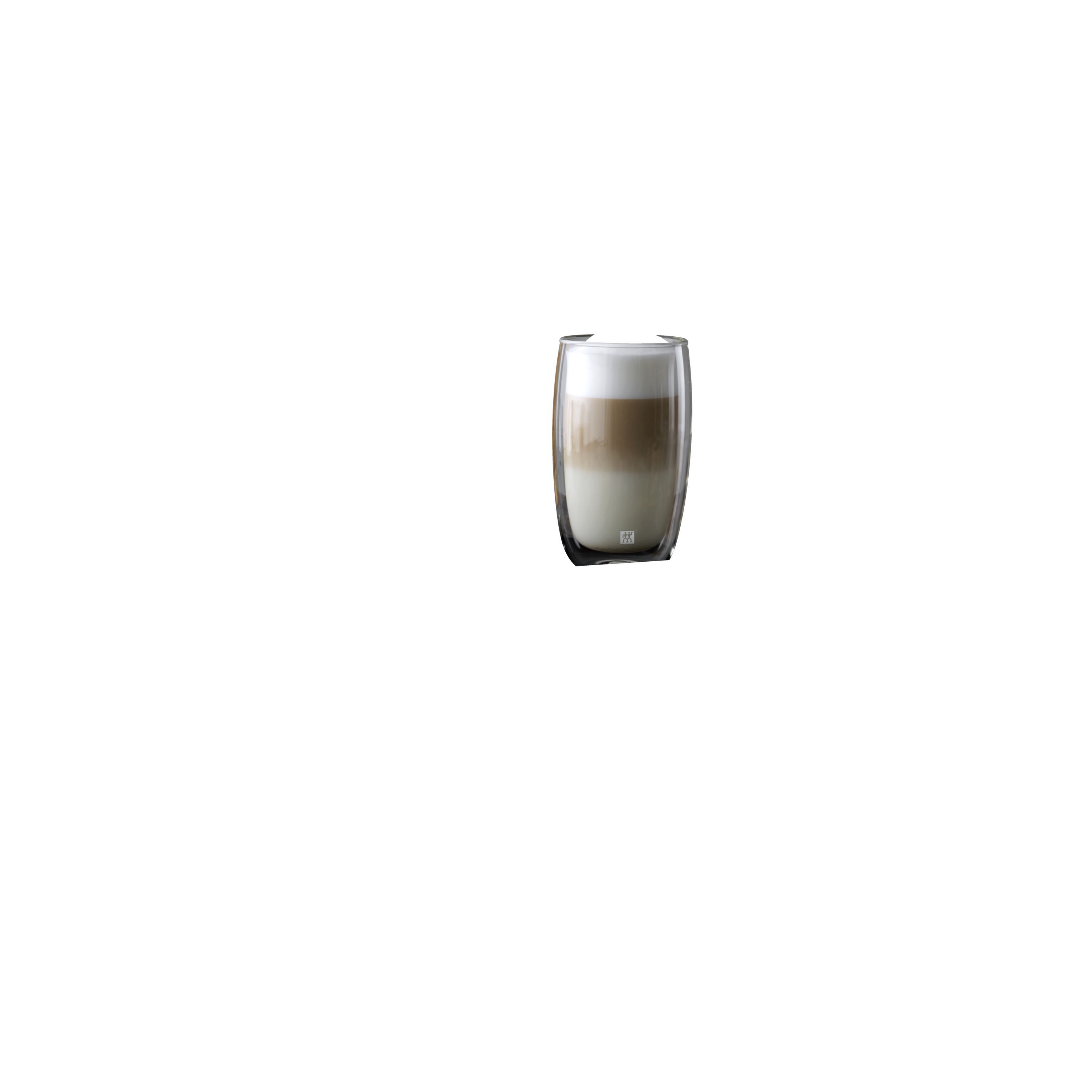 Zwilling Sorrento Plus Double Wall Glassware 2-pc Espresso Glass Mug Set, Wall