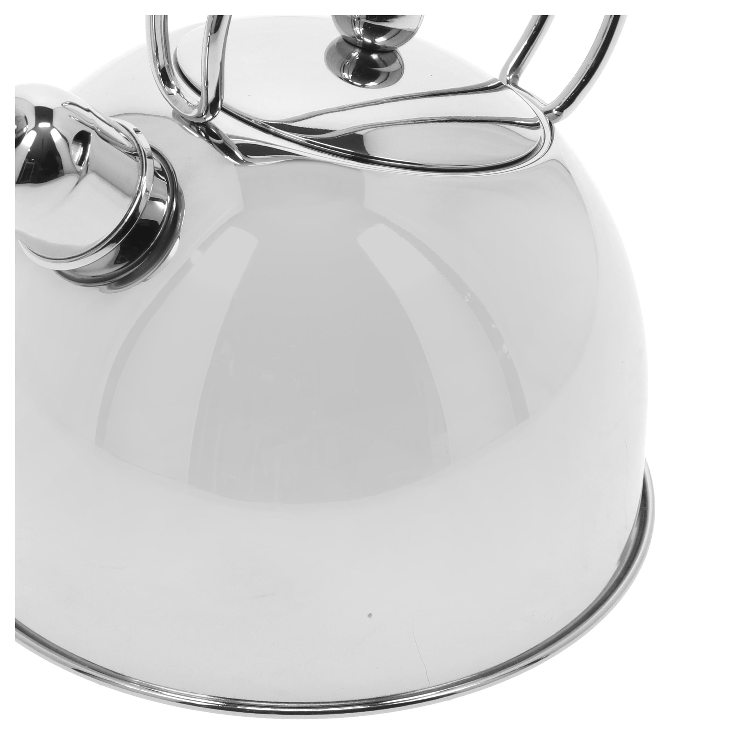 Demeyere Resto 2.6-Quart Stainless Steel Whistling Tea Kettle