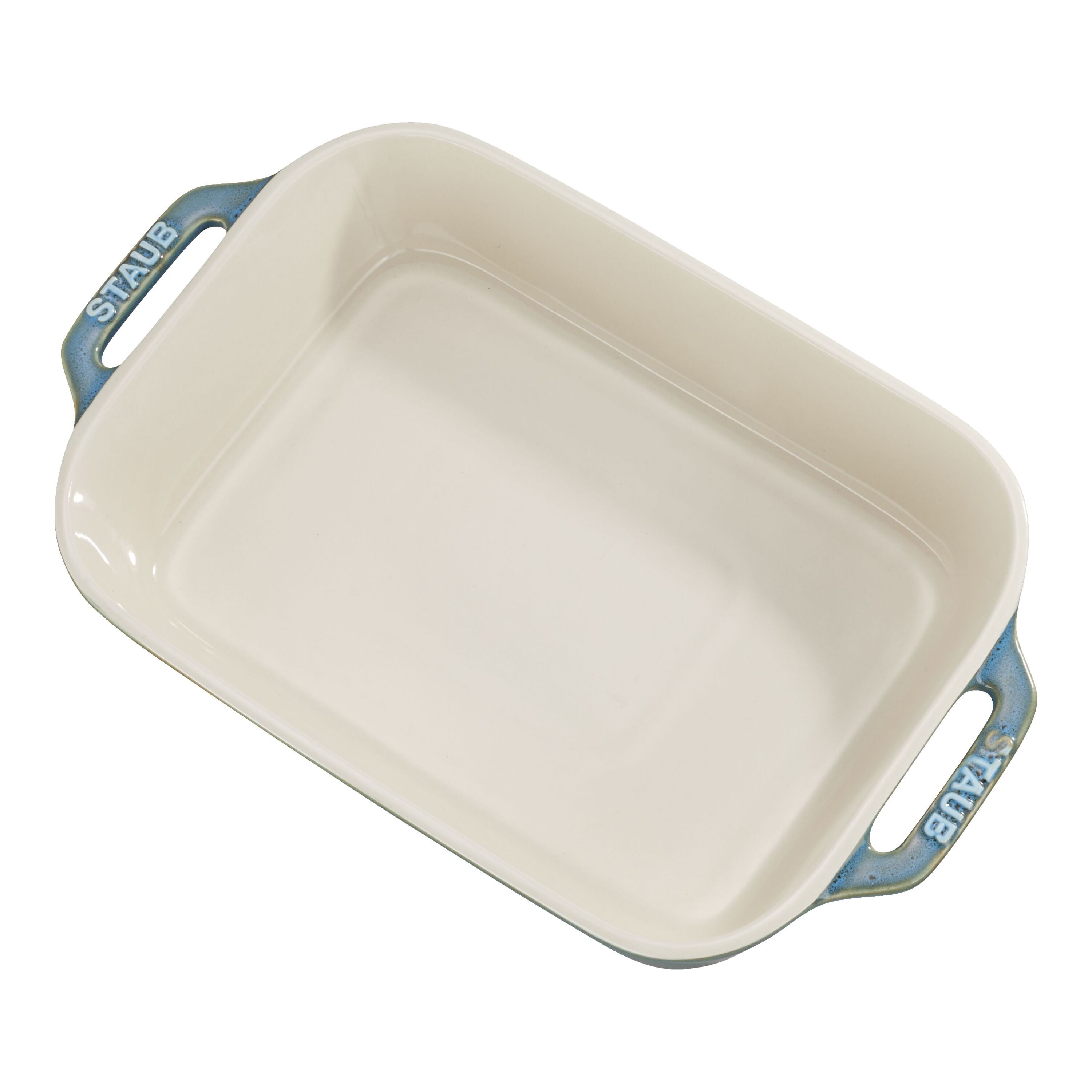 Staub 10.5x7.5 Rectangular Baking Dish - Rustic Ivory