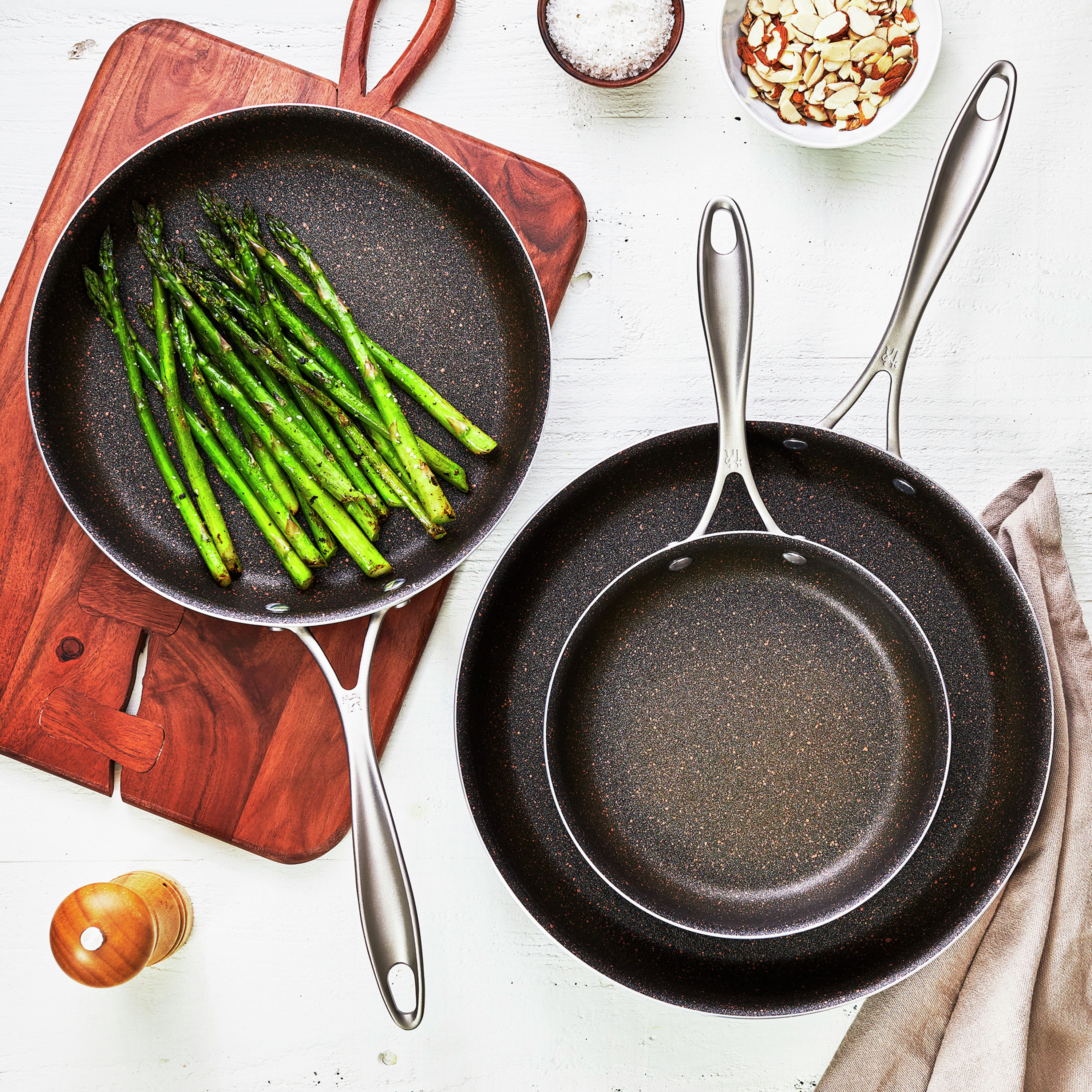 Henckels Capri Granitium 3-Piece Non-Stick Skillet Set