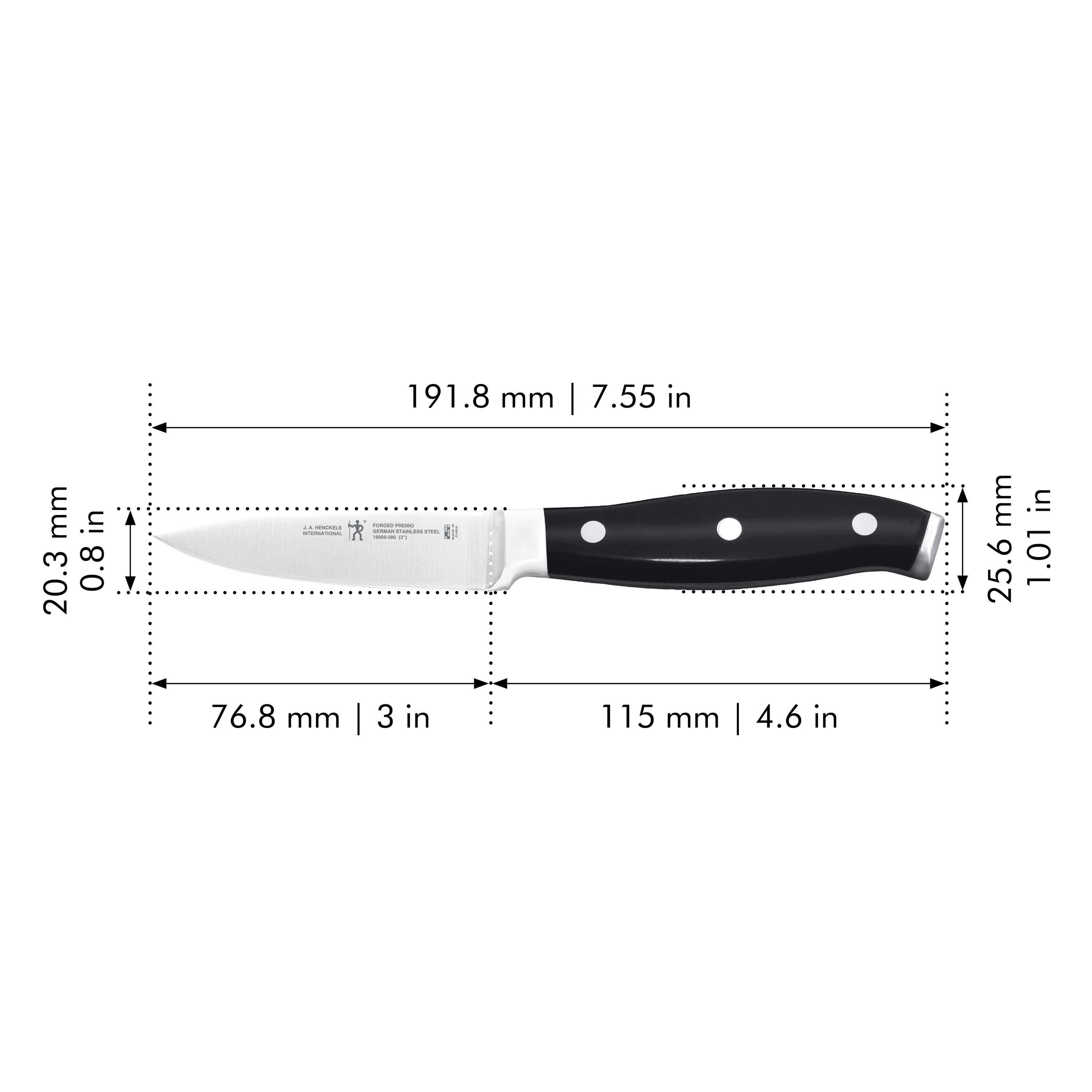 JA Henckel Forged Premio 3 Paring Knife 16900-081